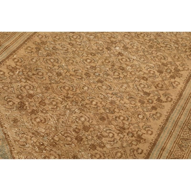 Iracheno Tappeto persiano Mahal Small Design - Lana Taupe - 94592 in vendita