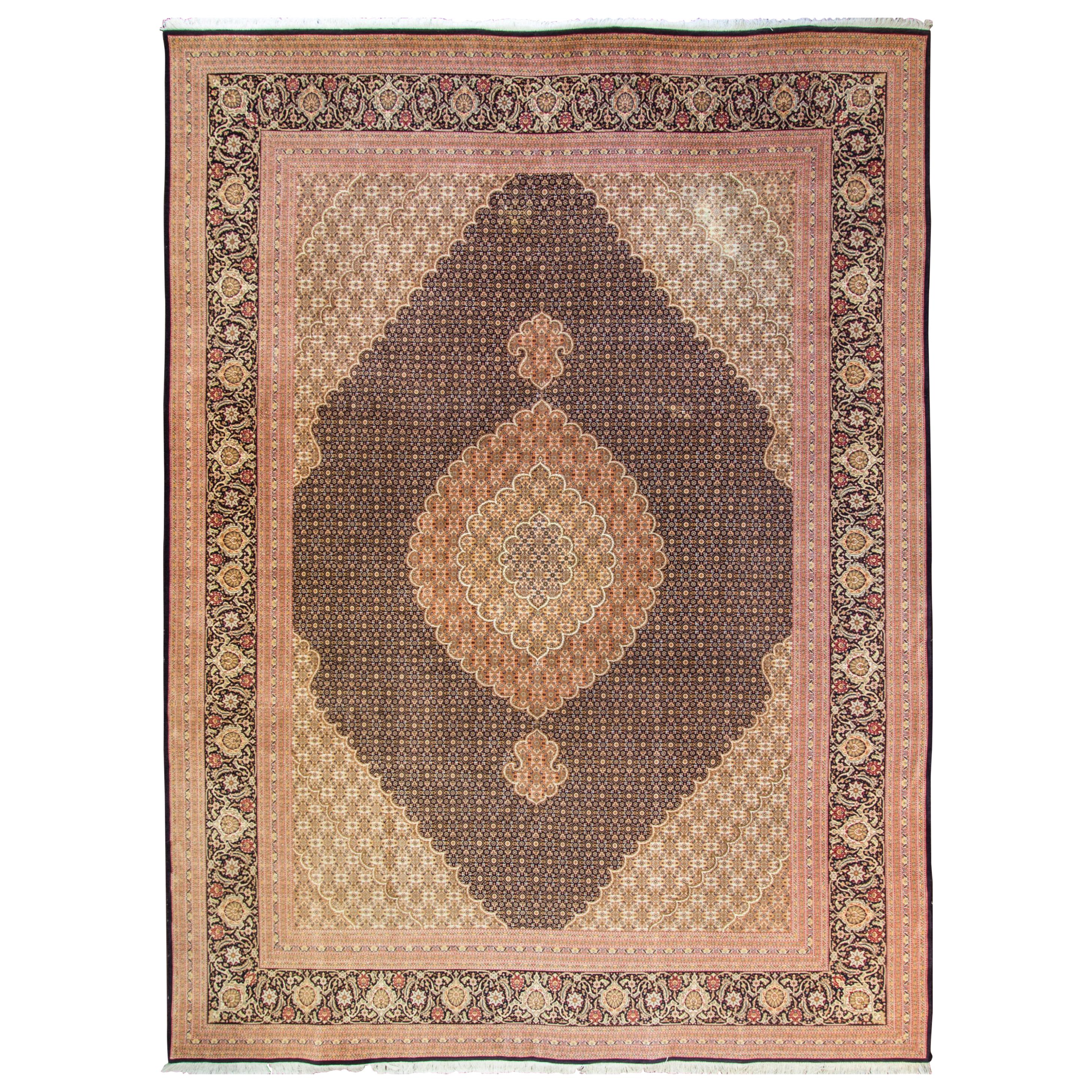 Mahi-Tabriz-Teppich aus persischem Mahi
