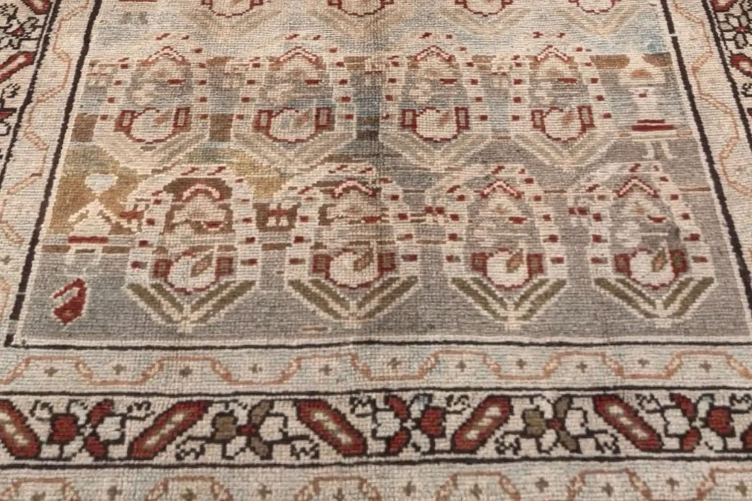 Tapis persan Malayer Circa 1880 - 51892 Excellent état - En vente à Dallas, TX