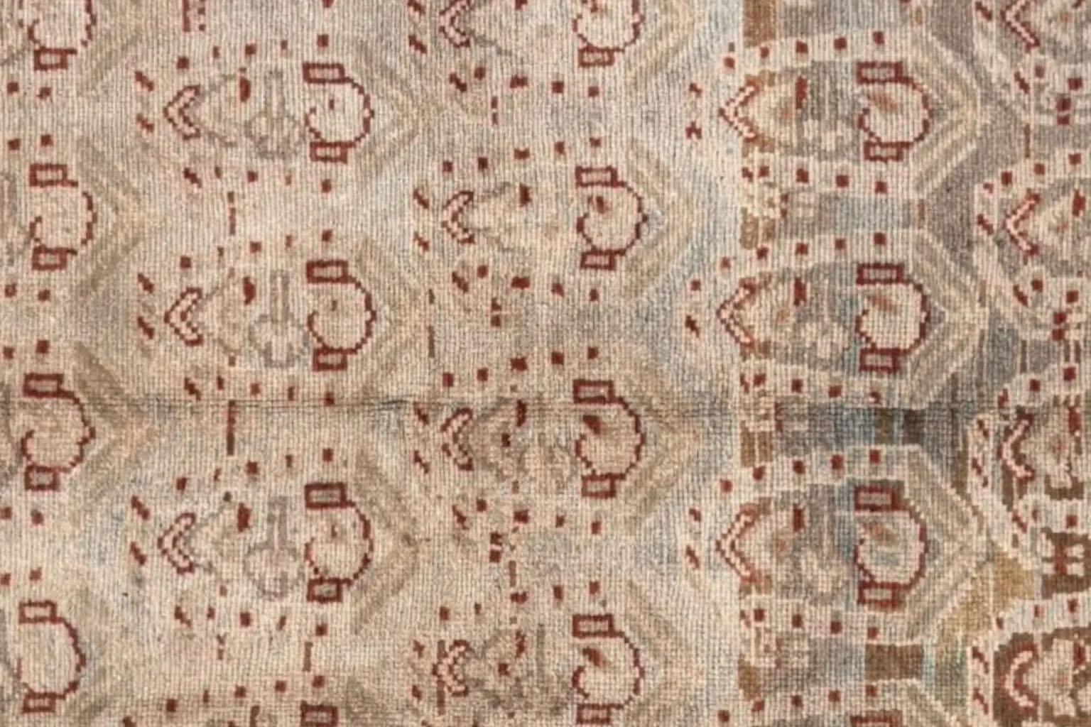 Laine Tapis persan Malayer Circa 1880 - 51892 en vente