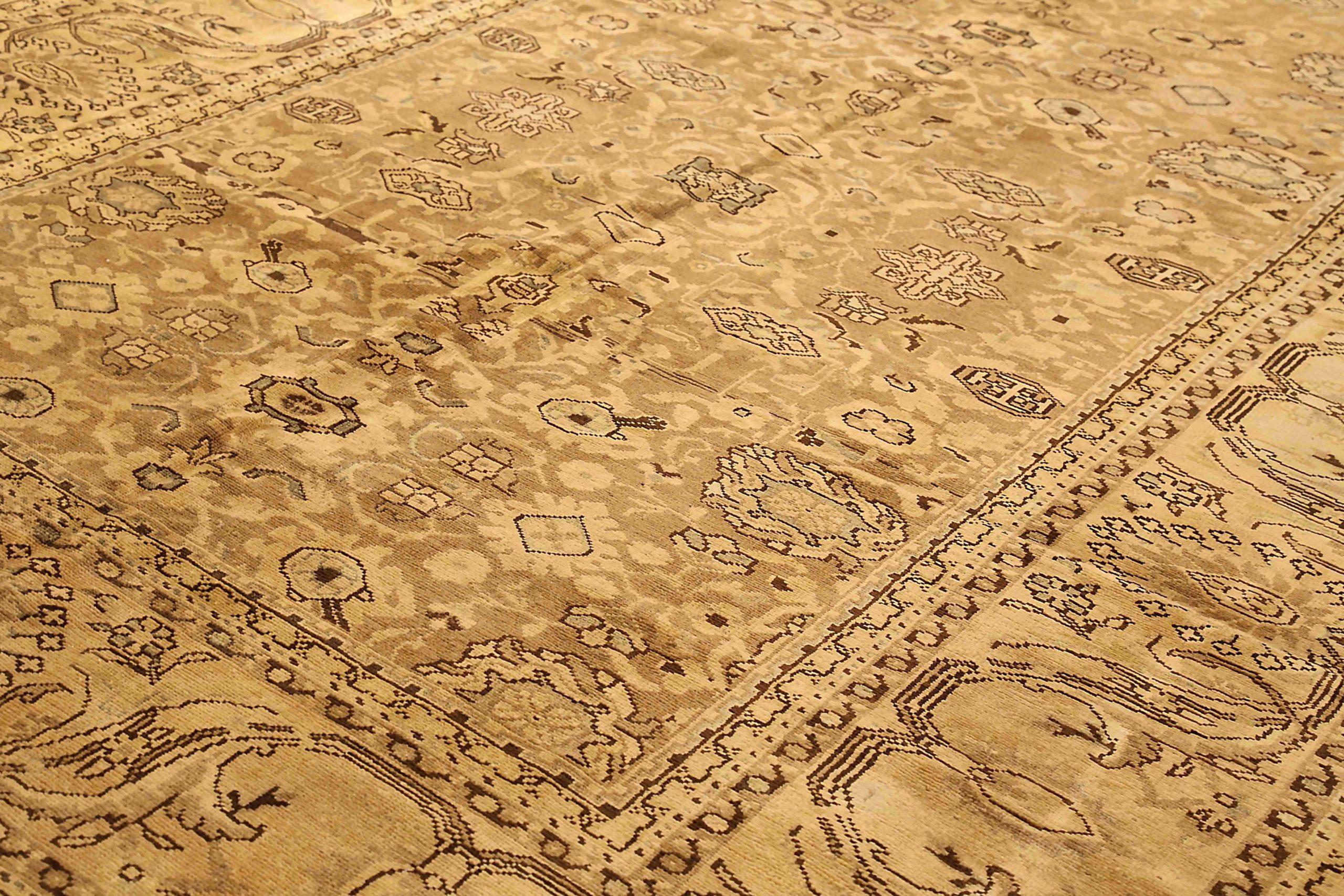 Alfombras Persas Malayer - Lana Marrón Marfil 73258 Asiático en venta