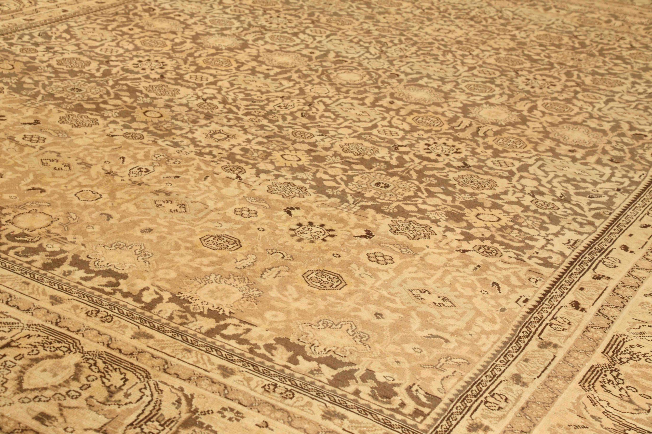 Asiatico Tappeti persiani Malayer - Lana Marrone Avorio 73280 in vendita