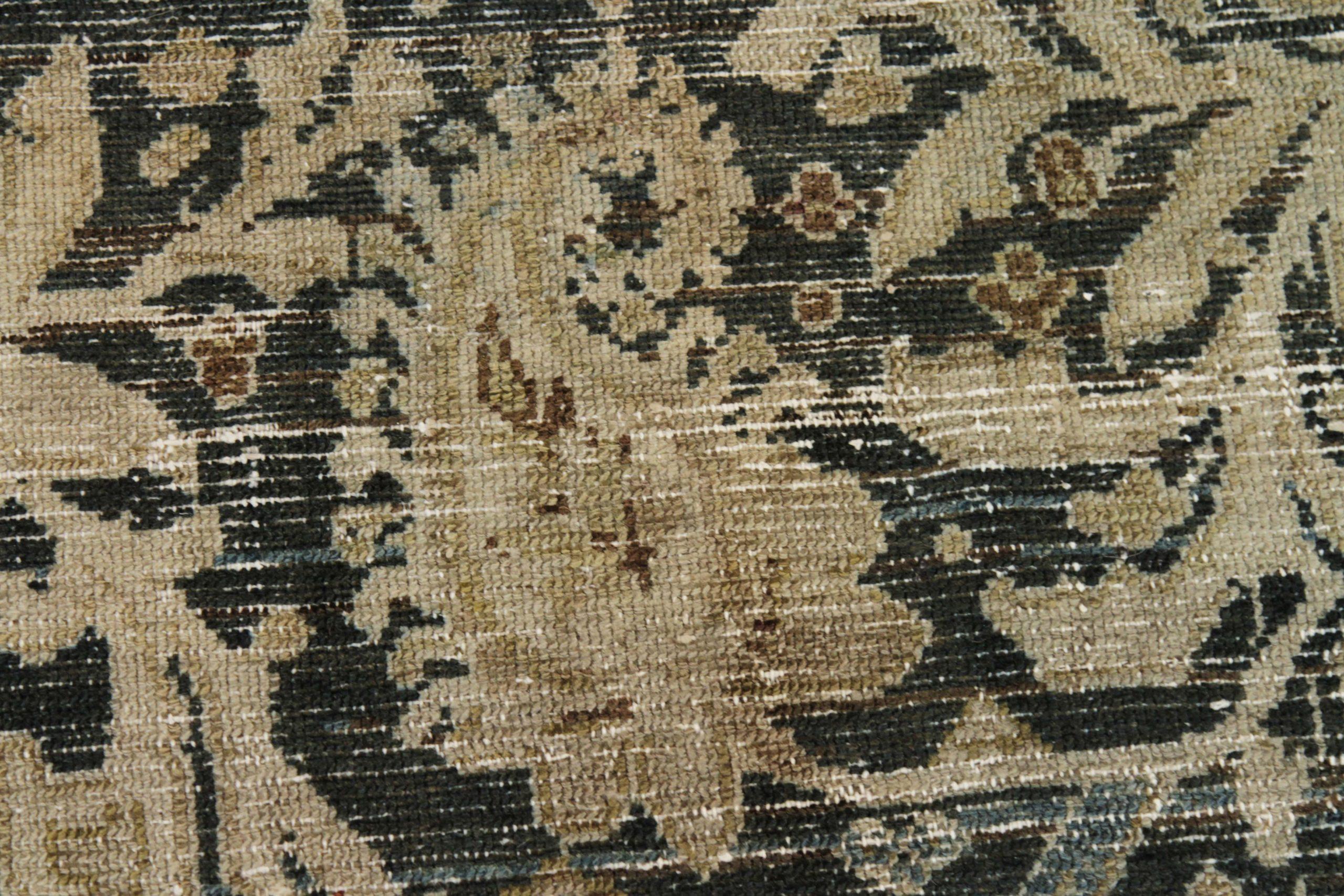 Persische Malayer Teppiche Circa 1880 - Wolle Braun Elfenbein Design - 89721 (20. Jahrhundert) im Angebot