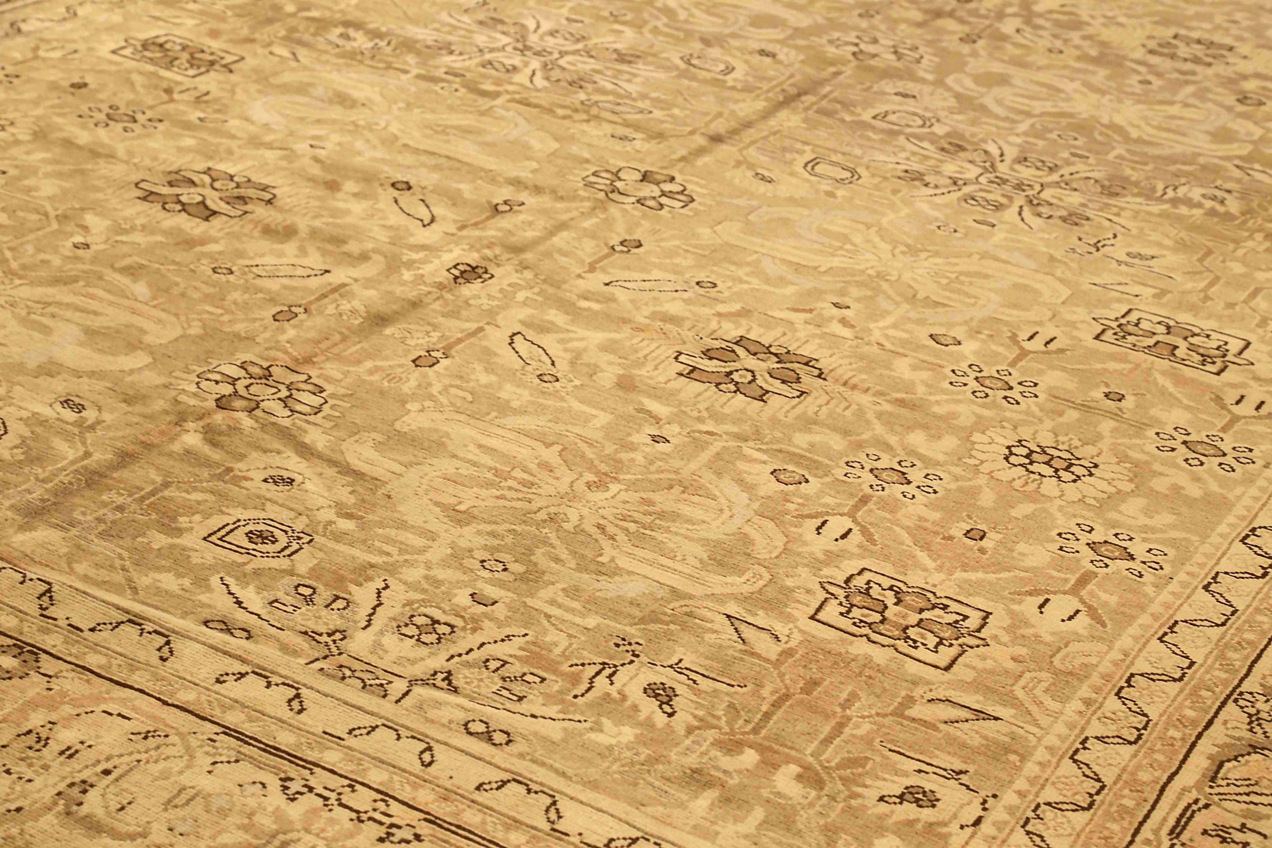 Asiatico Tappeti persiani Malayer - Lana Marrone Avorio Taupe 73279 in vendita