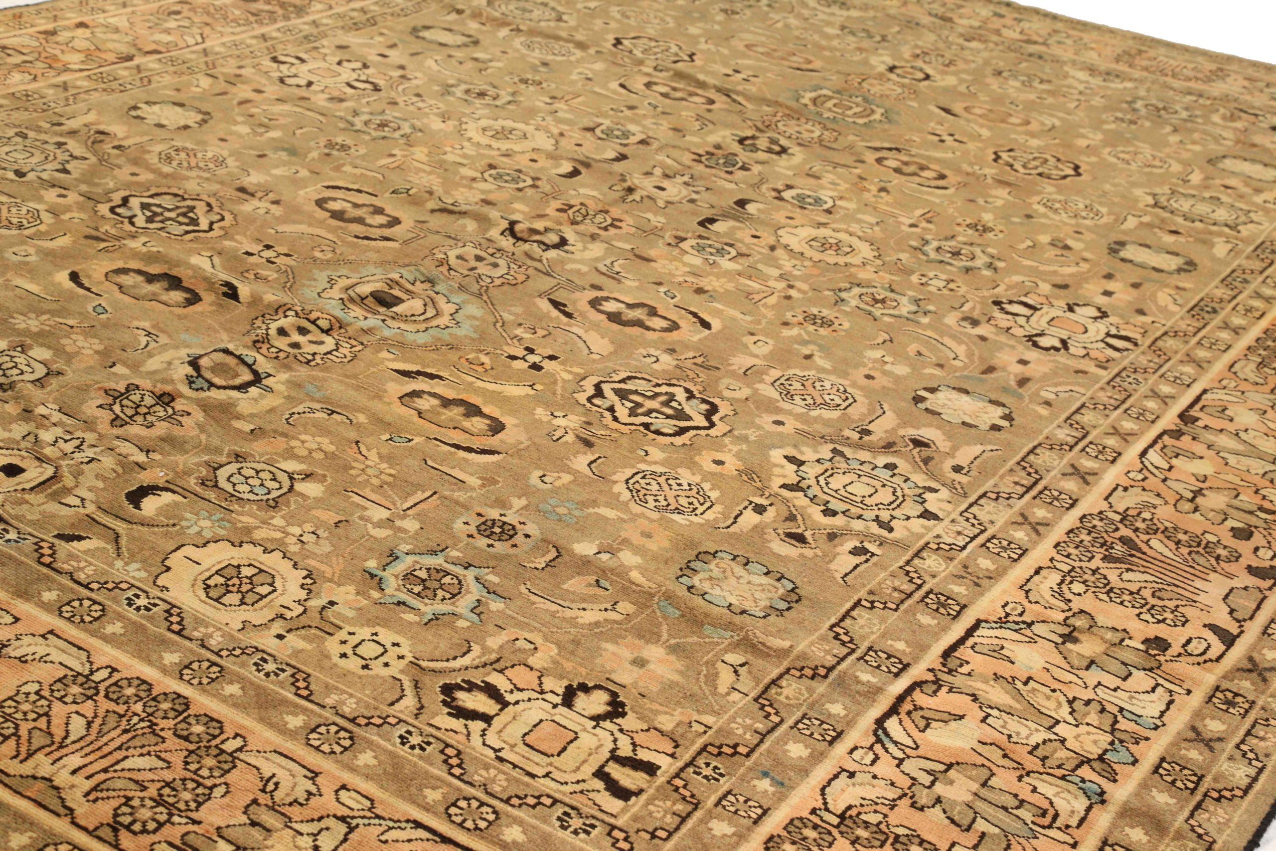 Alfombras Persas Malayer - Lana Marrón Marfil Topo 73445 Asiático en venta