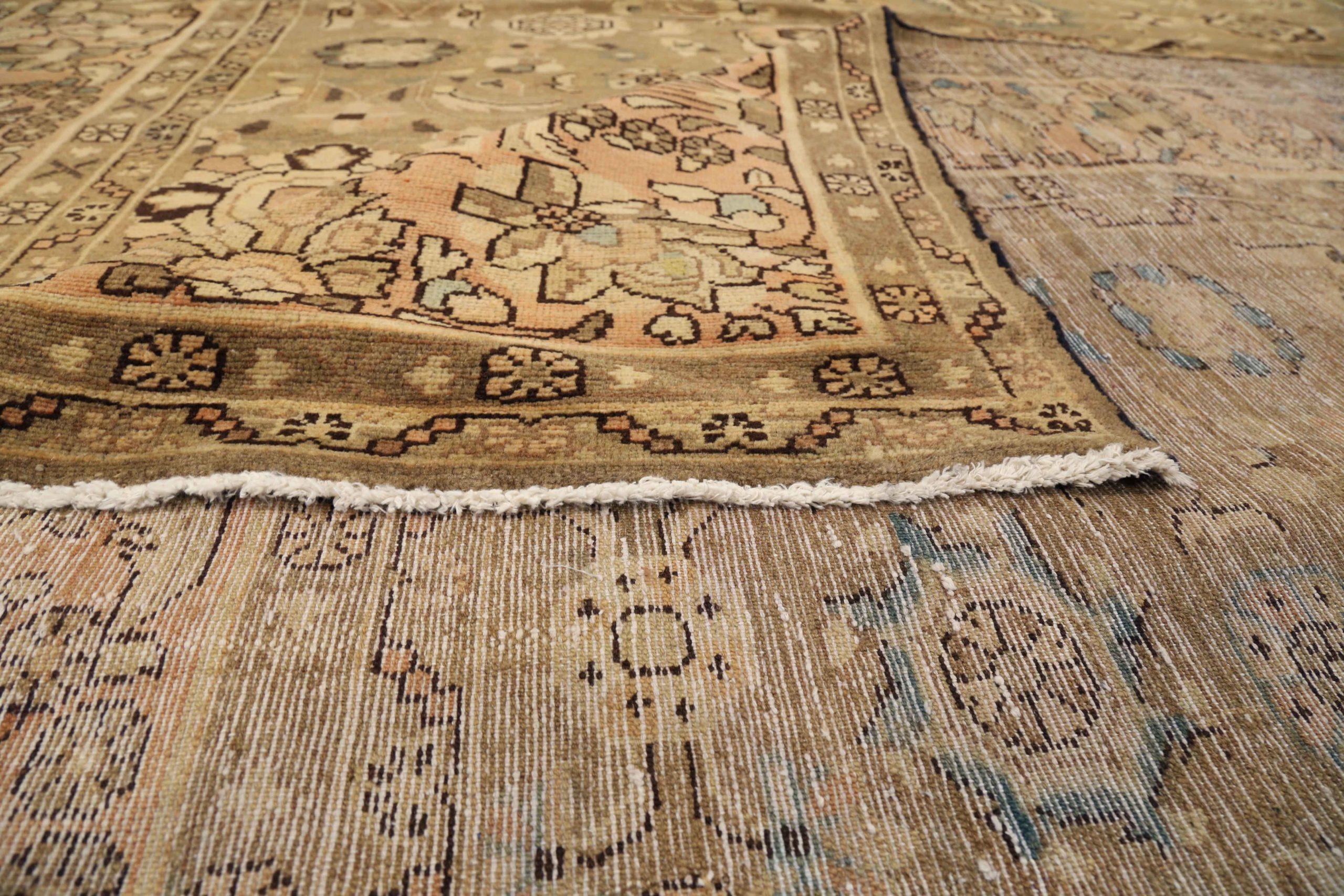 Alfombras Persas Malayer - Lana Marrón Marfil Topo 73445 en Excelente estado para la venta en Dallas, TX