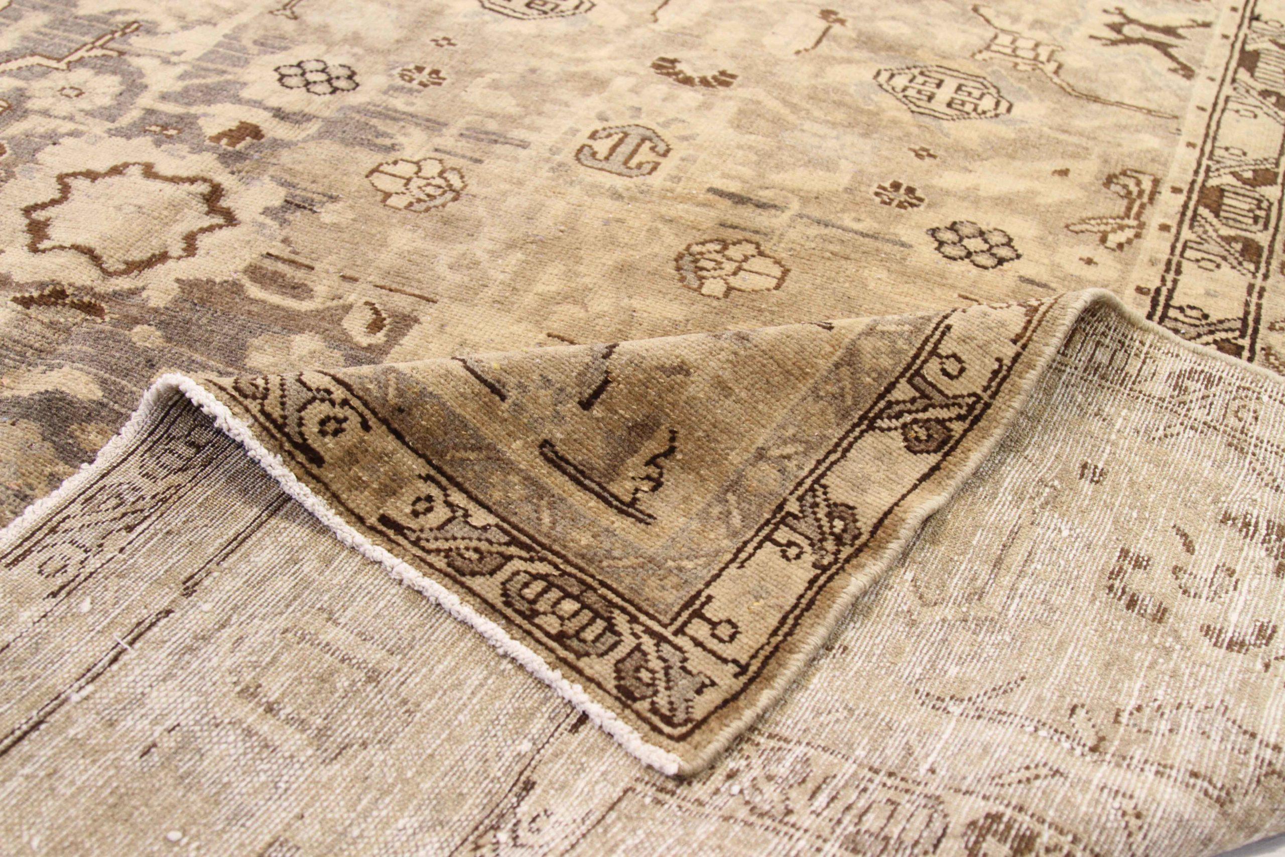 Tapis persans Malayer - Design - 11789 Excellent état - En vente à Dallas, TX