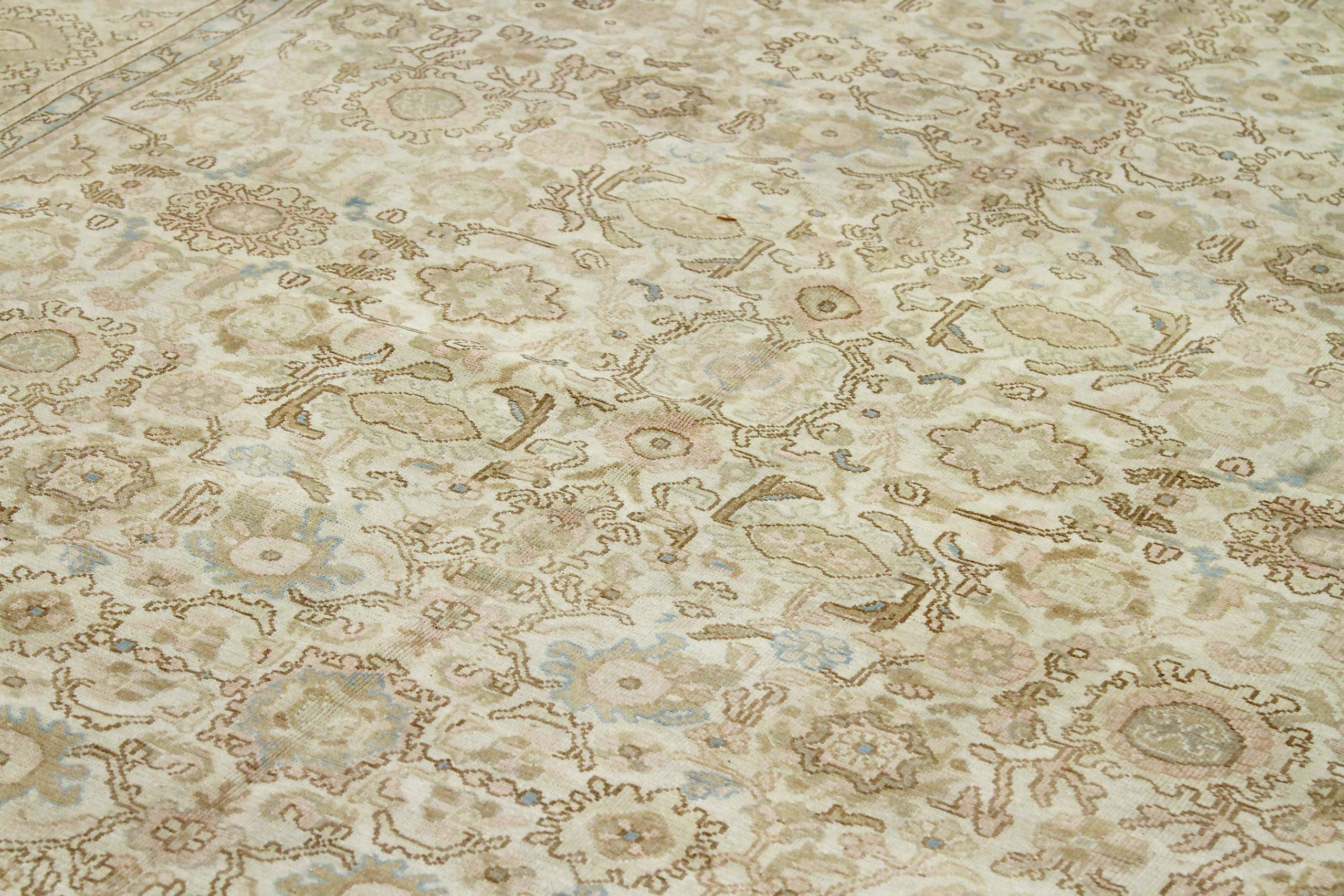 20ième siècle Tapis de sol persan Malayer - Laine Bleu Brown Design/One - 88079 en vente