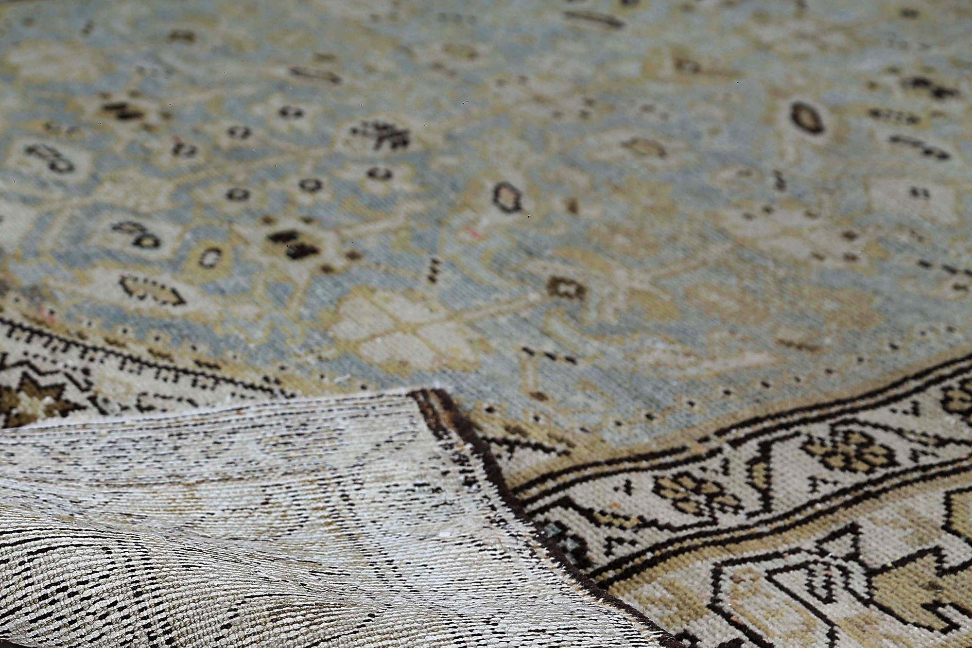 Alfombras Persas Malayer - Lana Azul Diseño Marfil - 96780 en Excelente estado para la venta en Dallas, TX