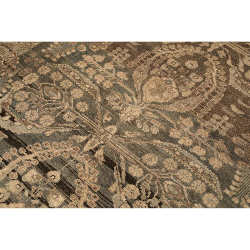 Persische Malayer Teppiche - Wolle Brown Design - 94568 (Irakisch) im Angebot
