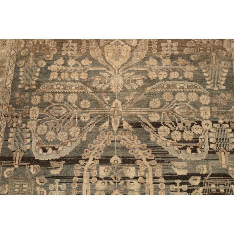 Persische Malayer Teppiche - Wolle Brown Design - 94568 im Zustand „Hervorragend“ im Angebot in Dallas, TX