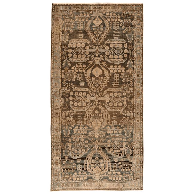 Persische Malayer Teppiche - Wolle Brown Design - 94568 im Angebot