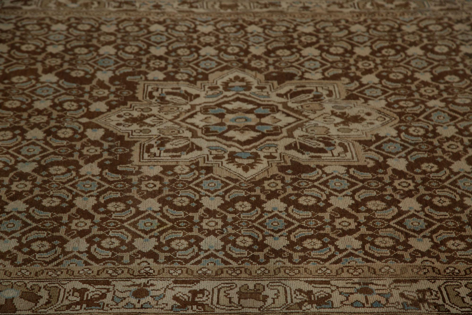 Persische Malayer Teppiche - Wolle Brown Design - 96750 im Zustand „Hervorragend“ im Angebot in Dallas, TX