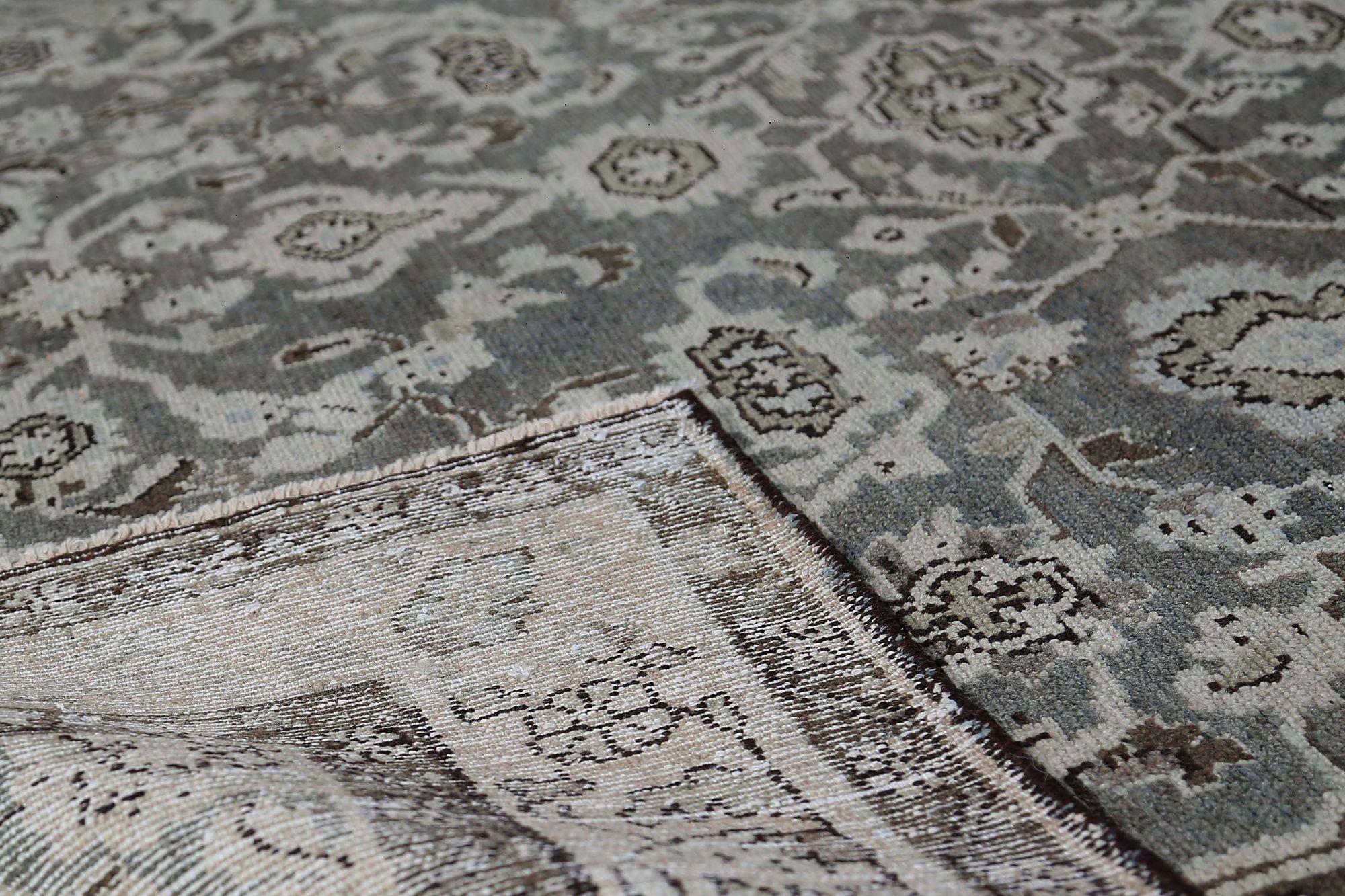 Tappeti persiani Malayer - Design marrone in lana - 96773 In condizioni ottime in vendita a Dallas, TX