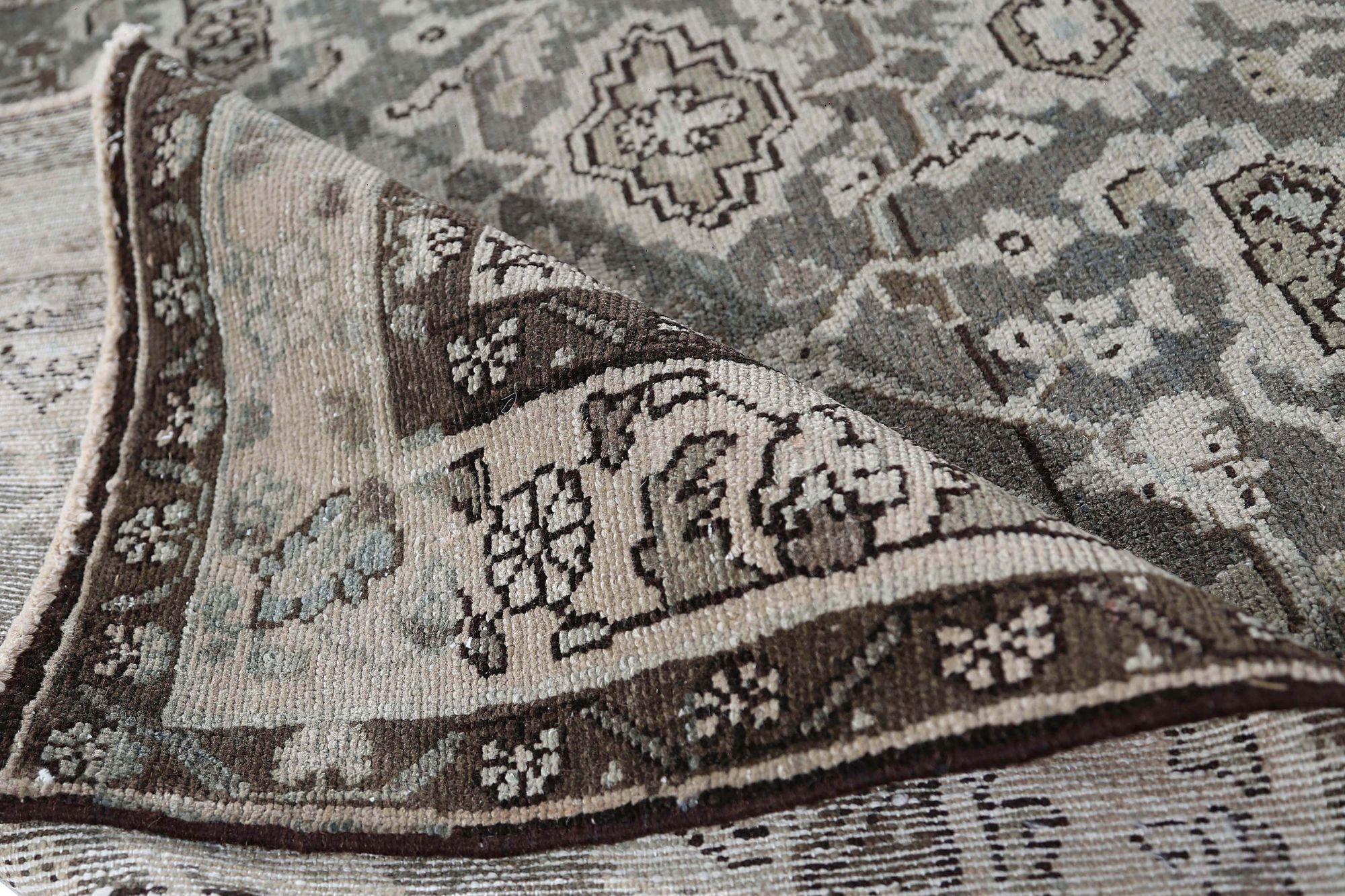 XX secolo Tappeti persiani Malayer - Design marrone in lana - 96773 in vendita
