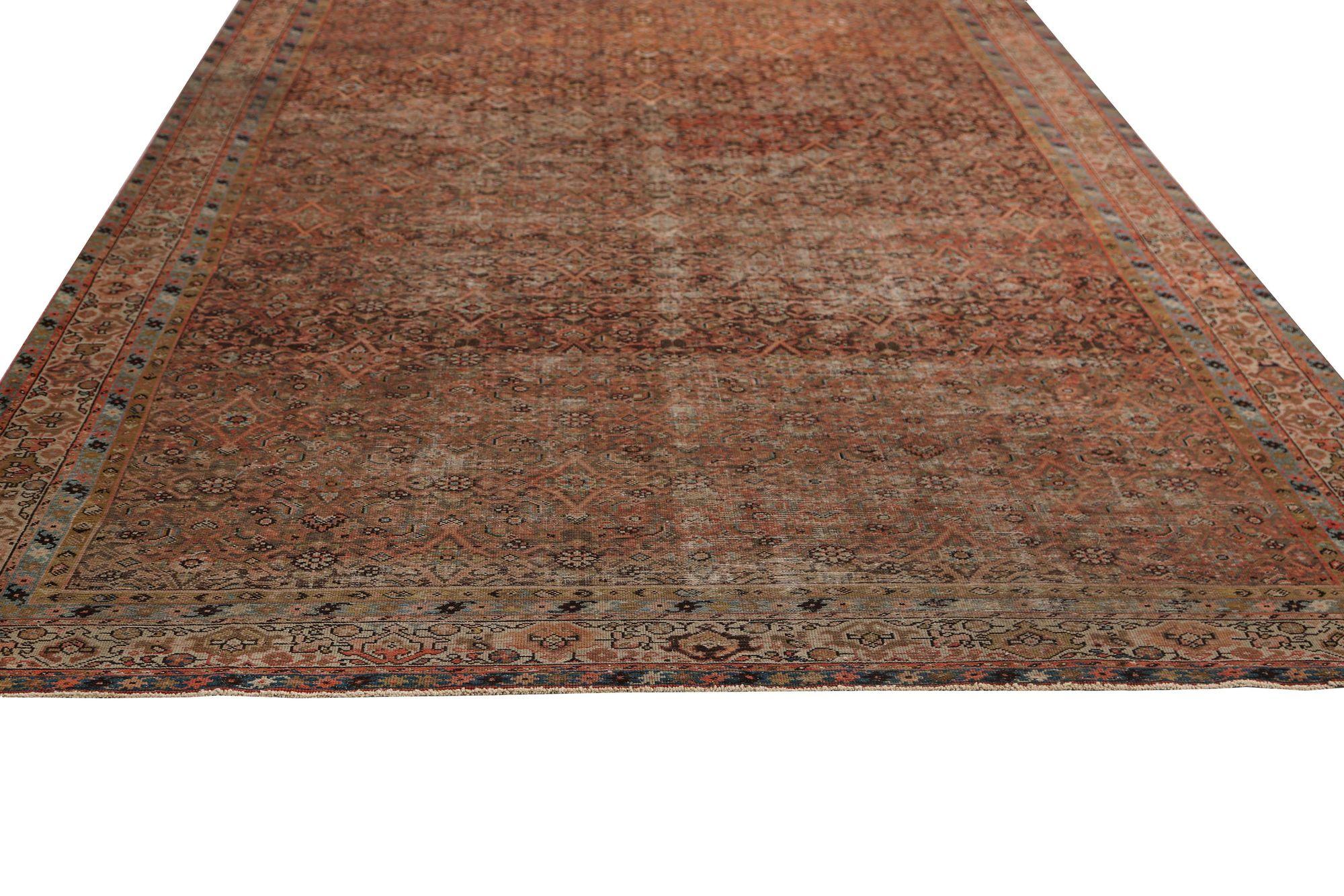 Iracheno Tappeti persiani Malayer - Design marrone in lana - 96818 in vendita