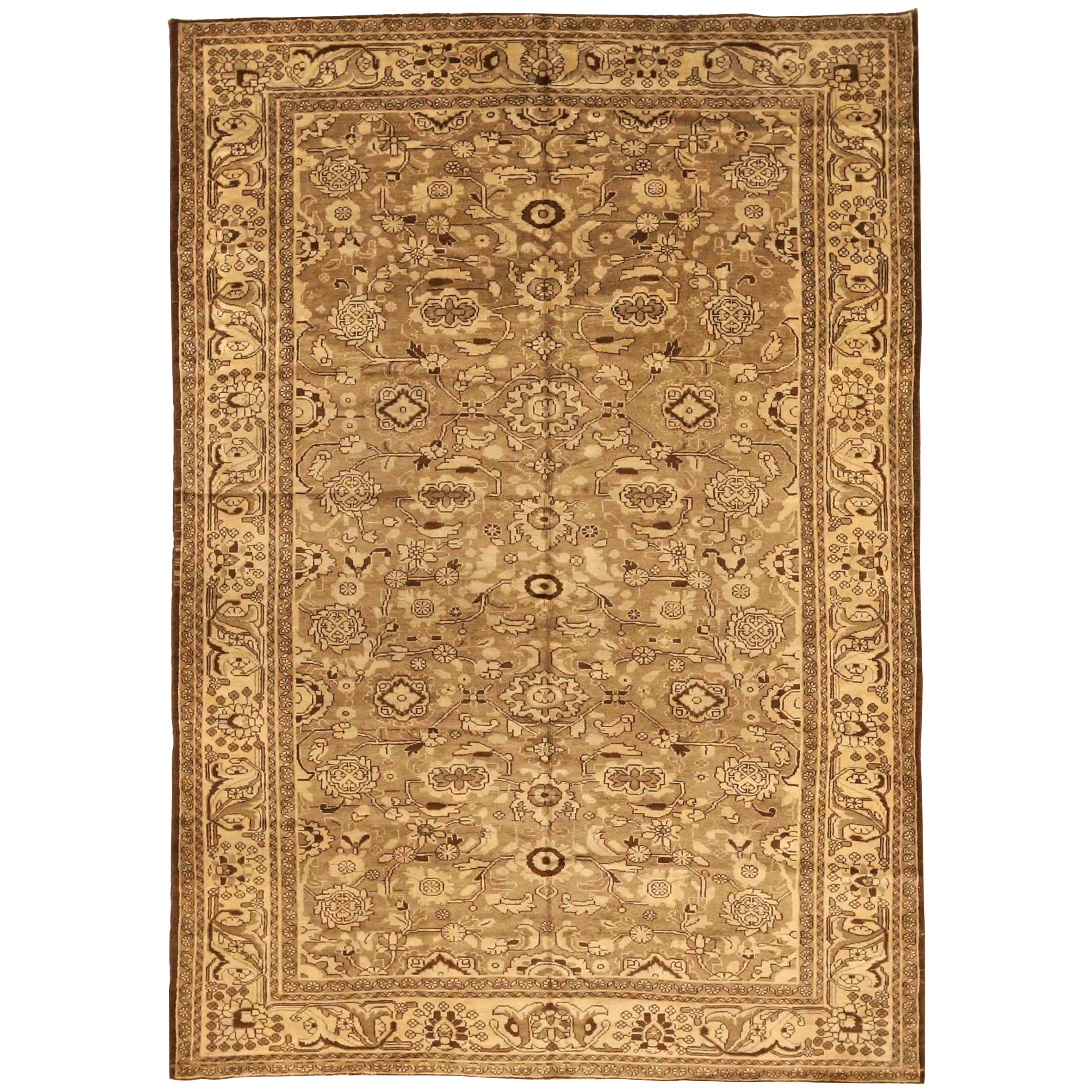 Tappeti persiani Malayer - Lana Marrone Avorio Taupe 73255