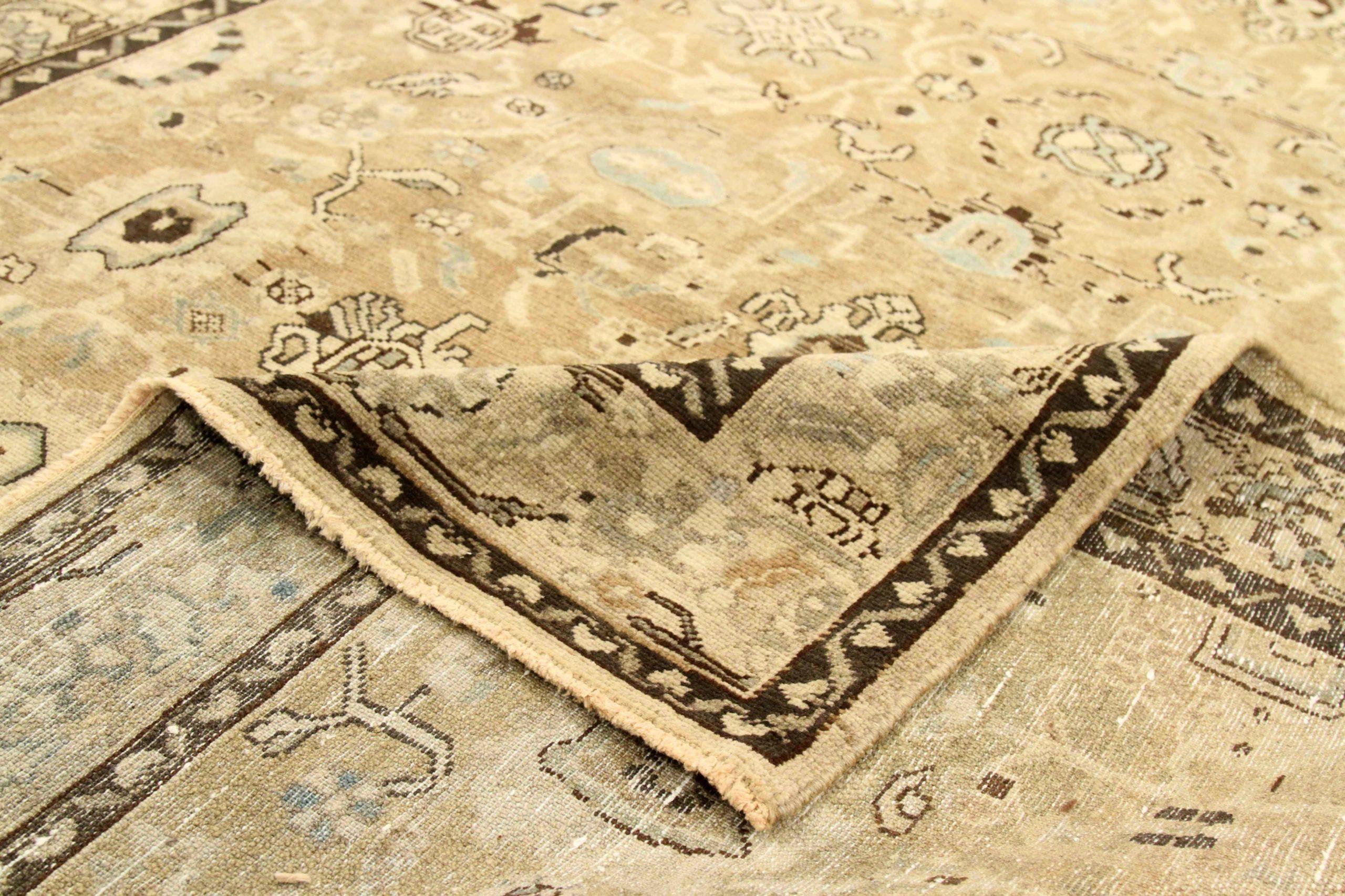 Iracheno Tappeti persiani Malayer - Lana Marrone Avorio Taupe - 75882 in vendita