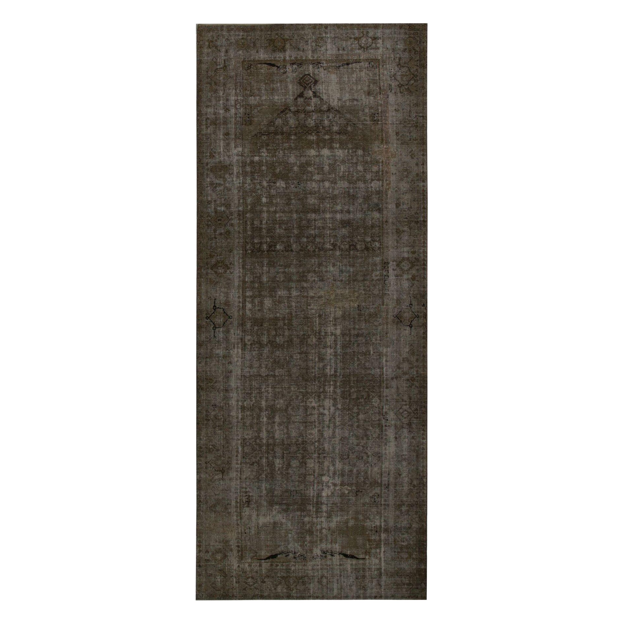 Persische Malayer Teppiche - Wolle Braun Elfenbein Taupe Design - 97787 im Angebot