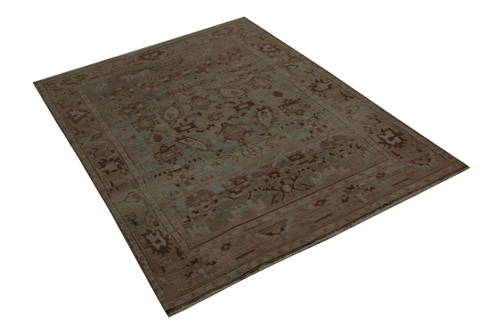 Iracheno Tappeti persiani Malayer - Lana Marrone Azzurro Taupe - 97839 in vendita