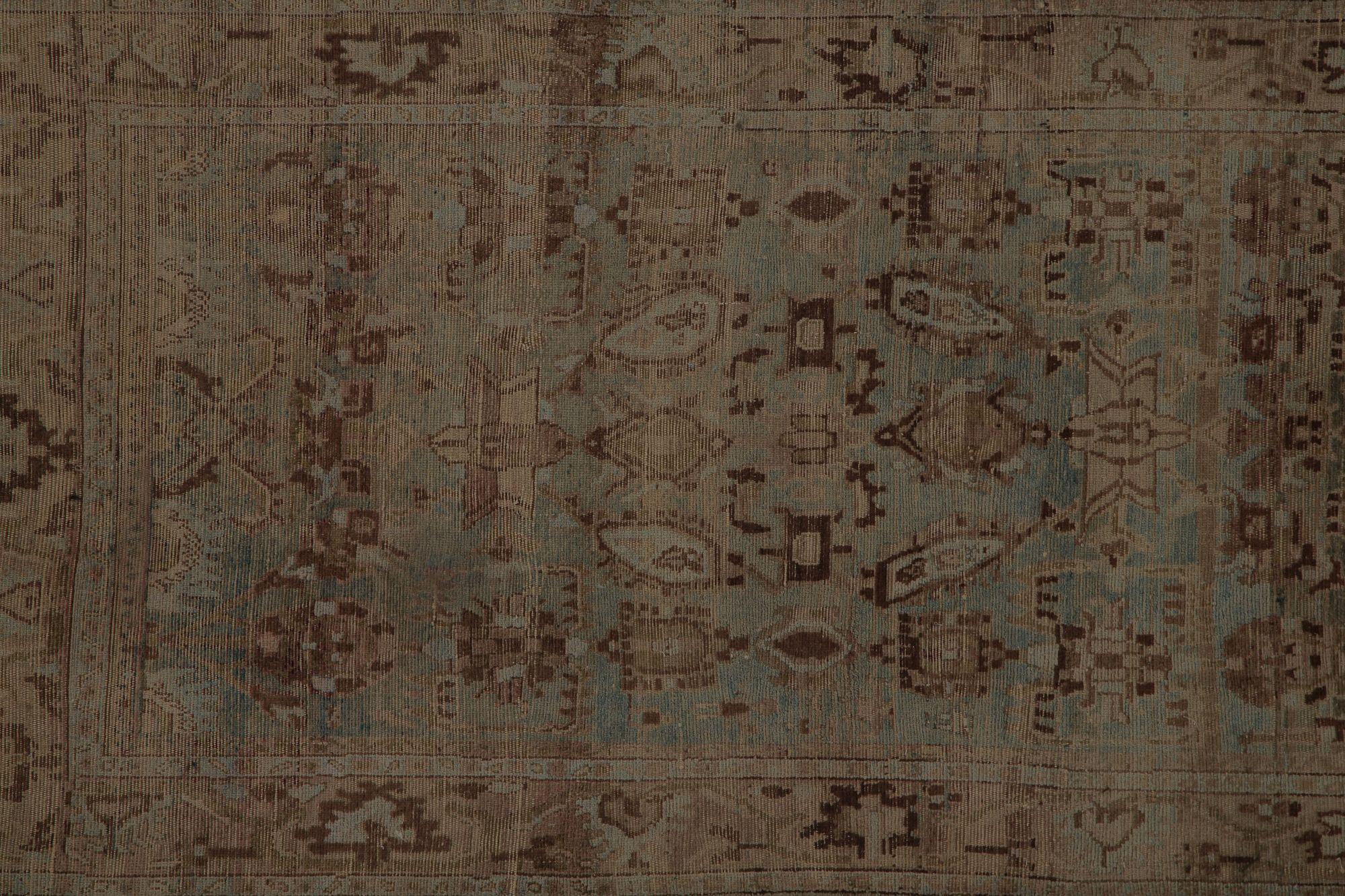 XX secolo Tappeti persiani Malayer - Lana Marrone Azzurro Taupe - 97839 in vendita