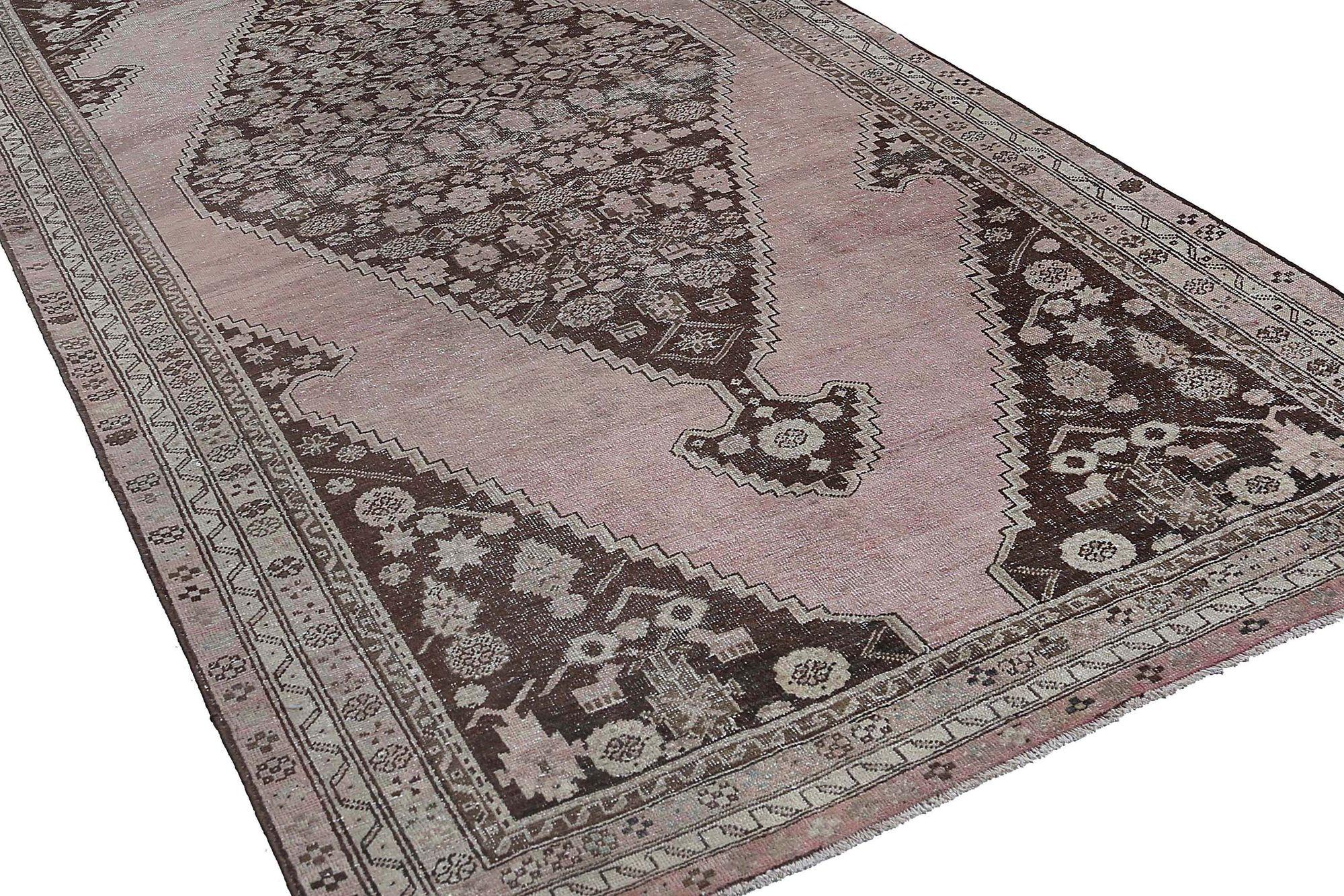 Iracheno Tappeti persiani Malayer - Design marrone rosa - 96782 in vendita