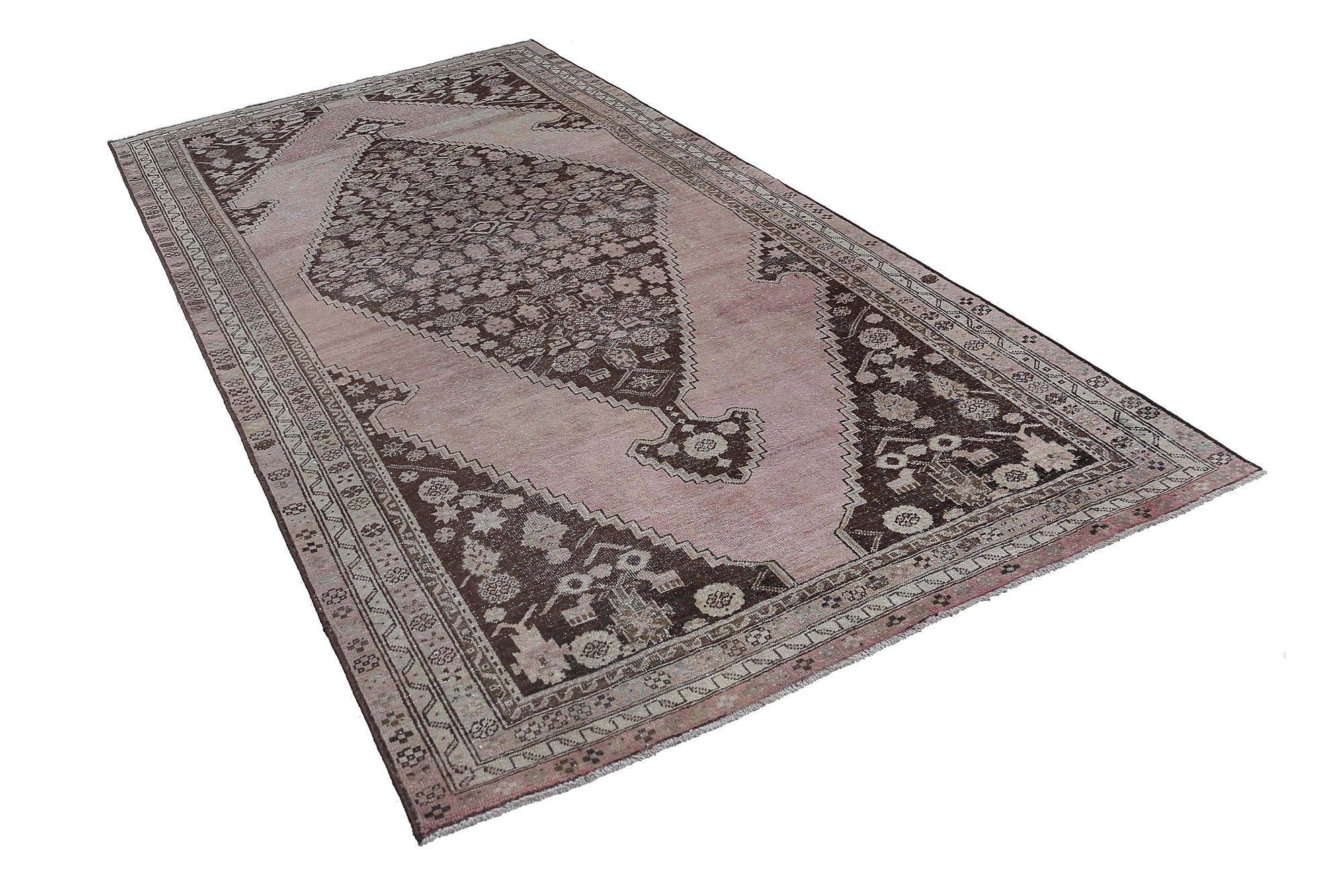 XX secolo Tappeti persiani Malayer - Design marrone rosa - 96782 in vendita