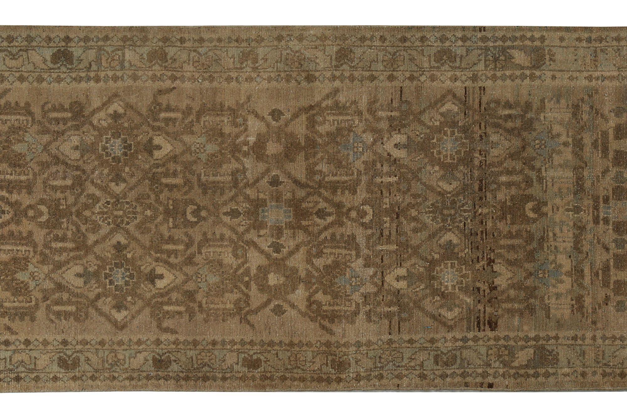 XX secolo Tappeti persiani Malayer - Lana Marrone Taupe Design - 97780 in vendita