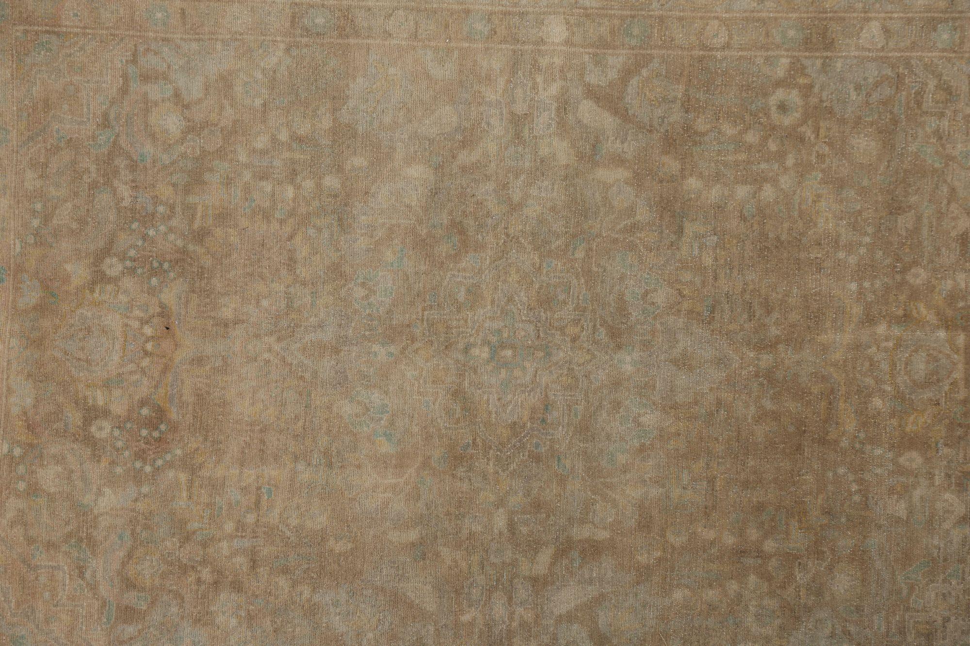 Persische Malayer-Teppiche - Wolle Hellblau Taupe Design - 97782 (Irakisch) im Angebot