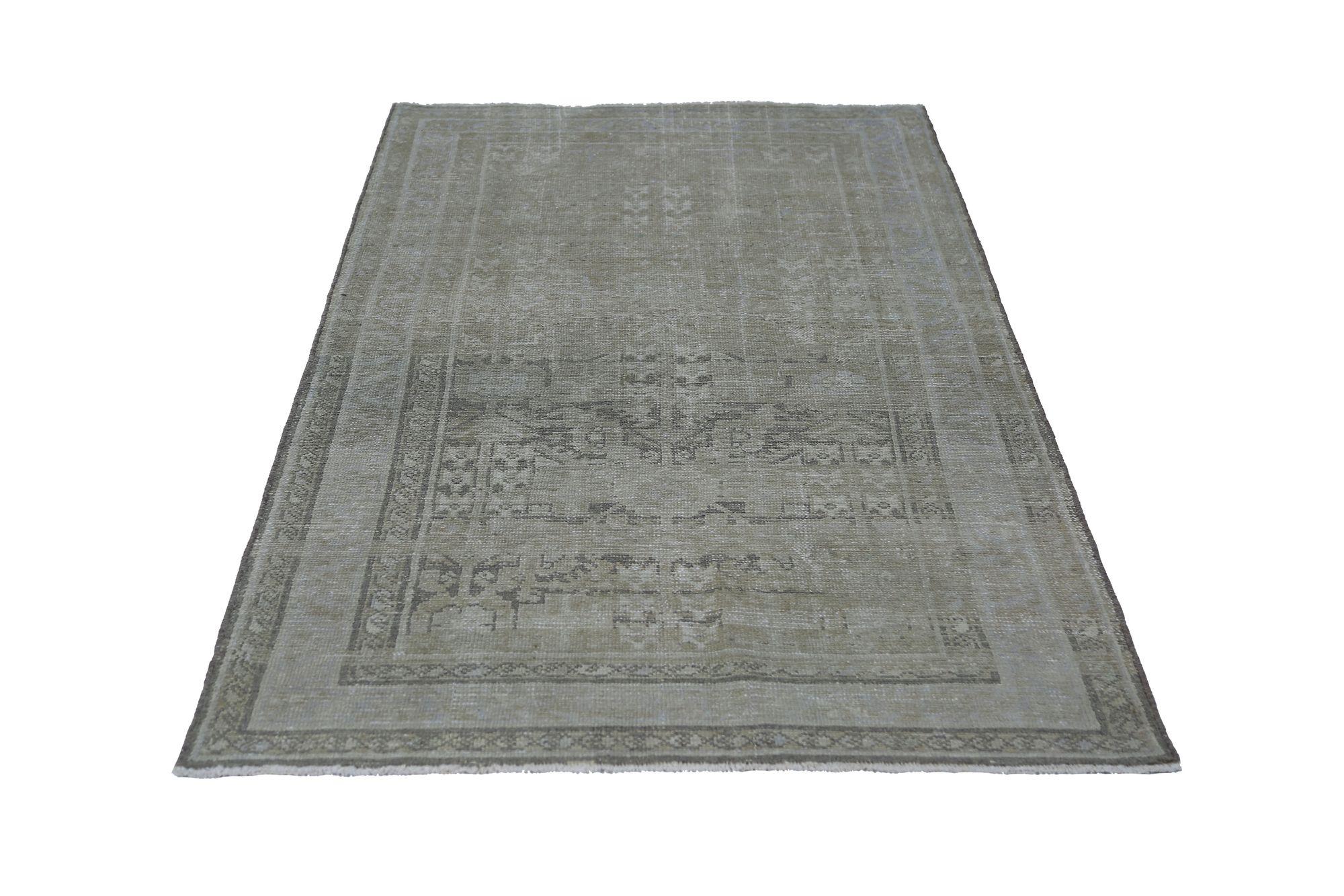 Iracheno Tappeti persiani Malayer - Lana sfumature di grigio / argento - 96786 in vendita