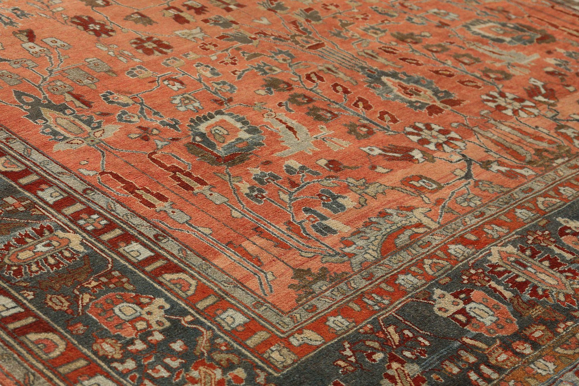 Iracheno Tappeto persiano Malayer Over Size - Lana Design/One rosa - 97377 in vendita