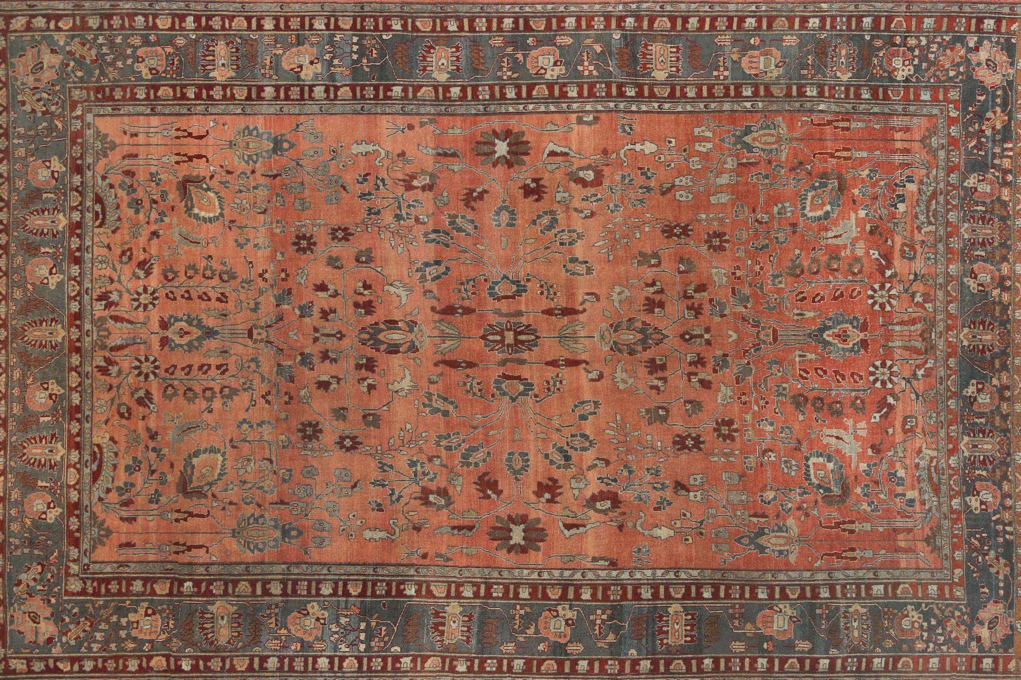 Tappeto persiano Malayer Over Size - Lana Design/One rosa - 97377 In condizioni ottime in vendita a Dallas, TX