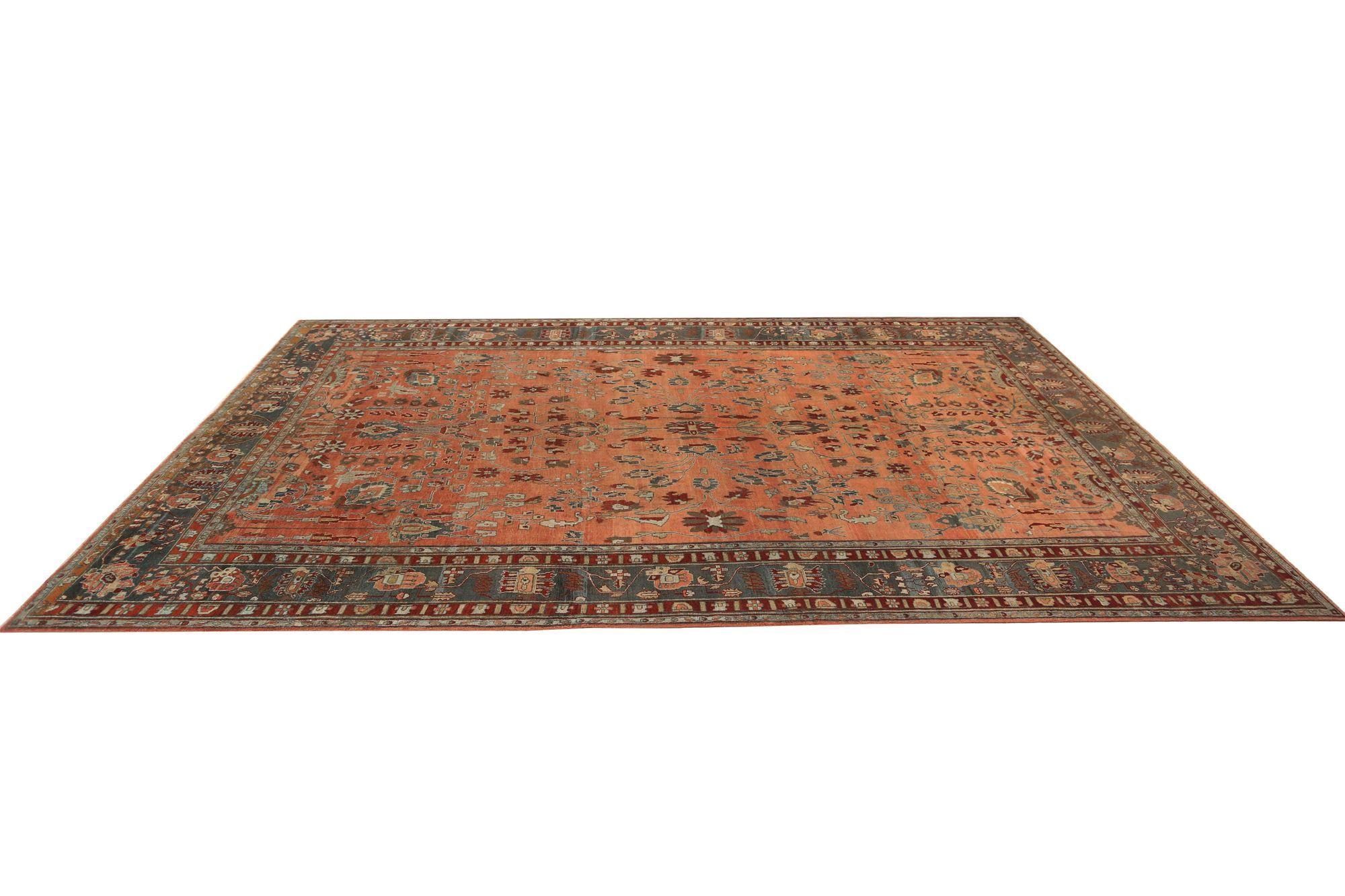 XX secolo Tappeto persiano Malayer Over Size - Lana Design/One rosa - 97377 in vendita