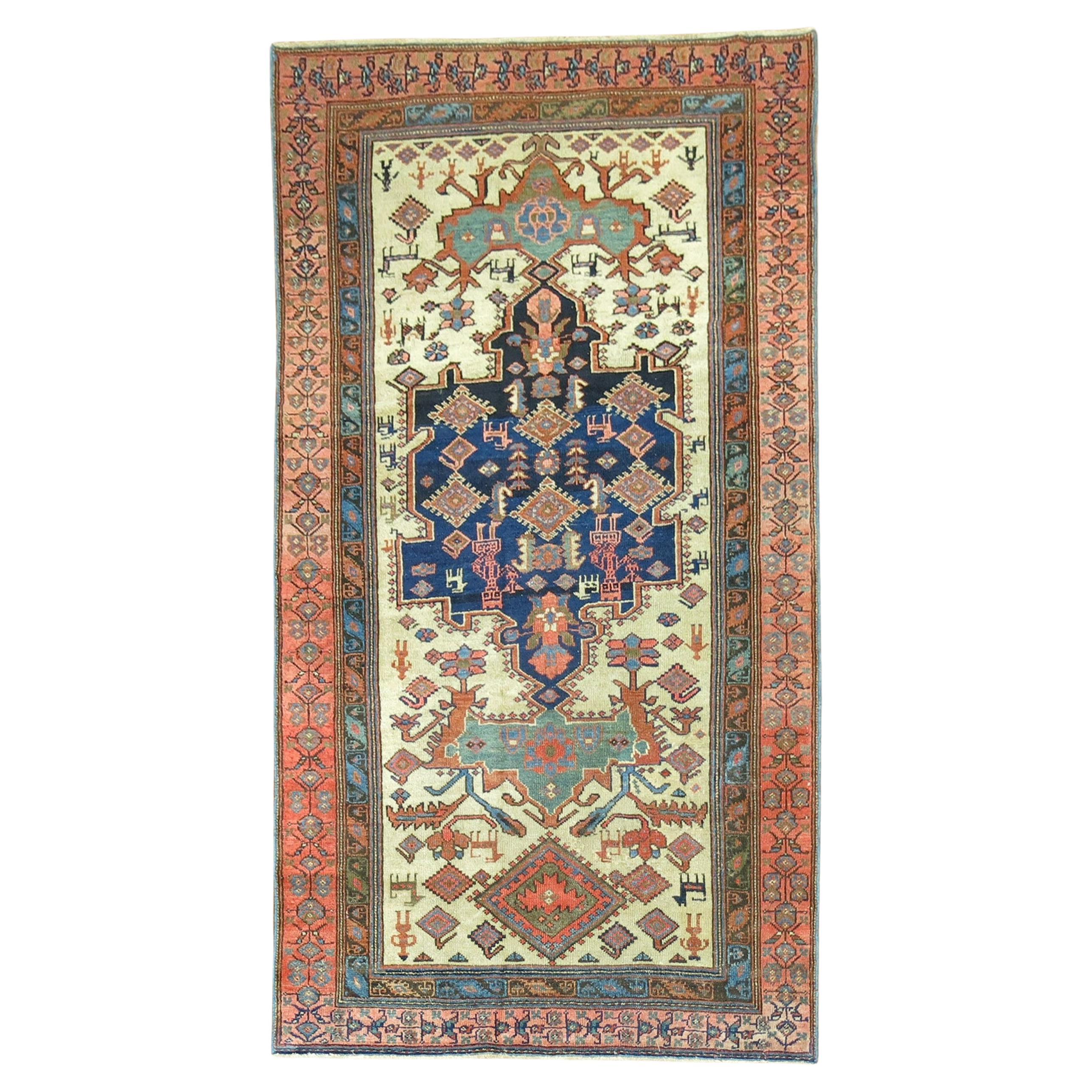 Persian Malayer Pictorial Rug For Sale