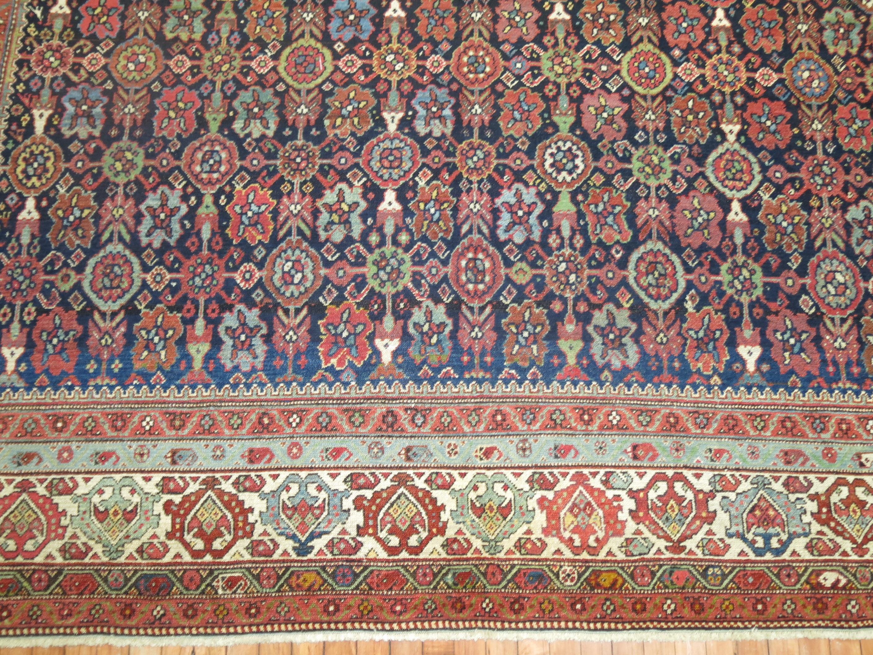Tabriz Persian Malayer Room Size Mini Khani Rug For Sale