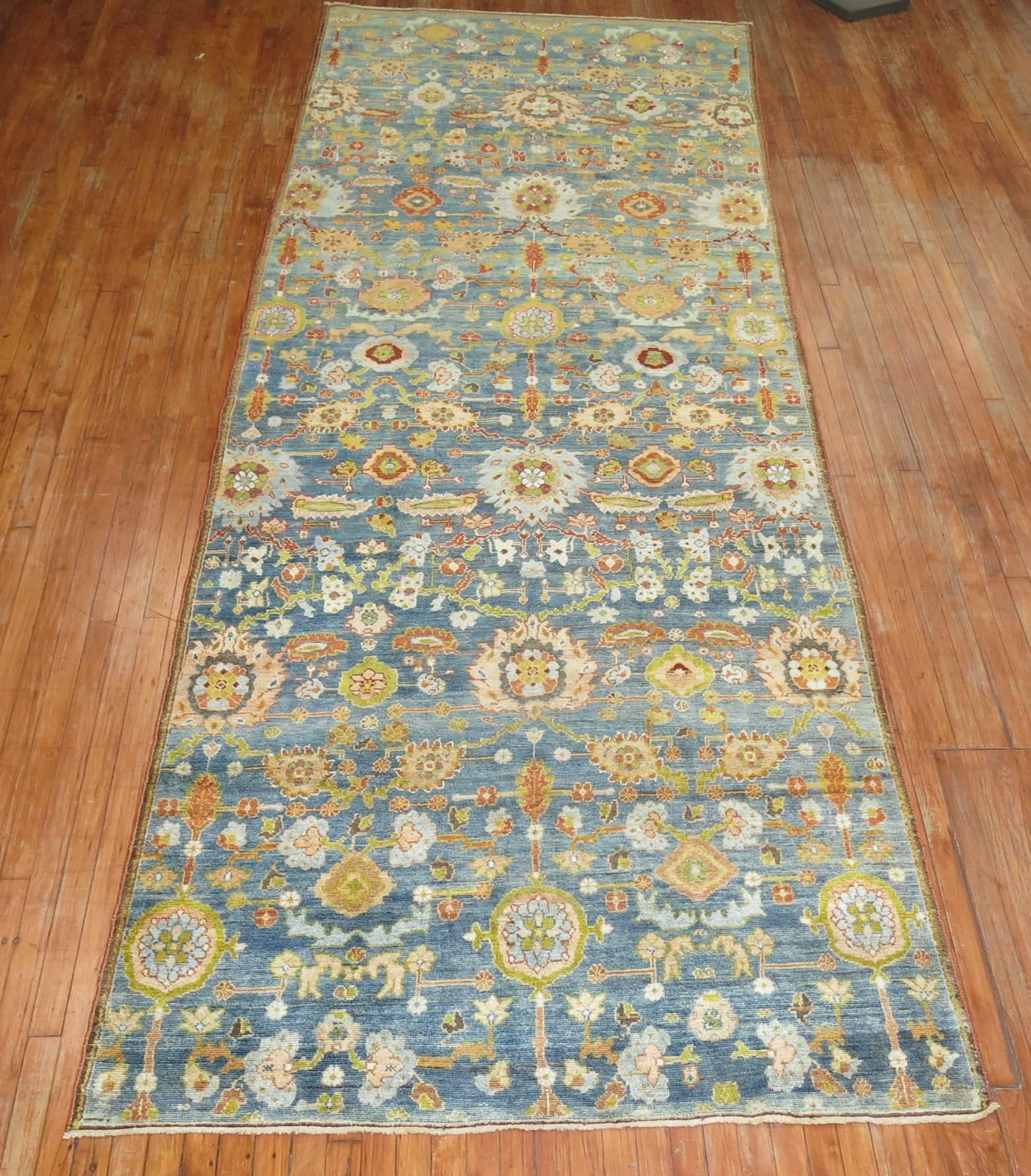 Zabihi Collection Stunning Antique Persian Malayer Gallery Rug For Sale 7
