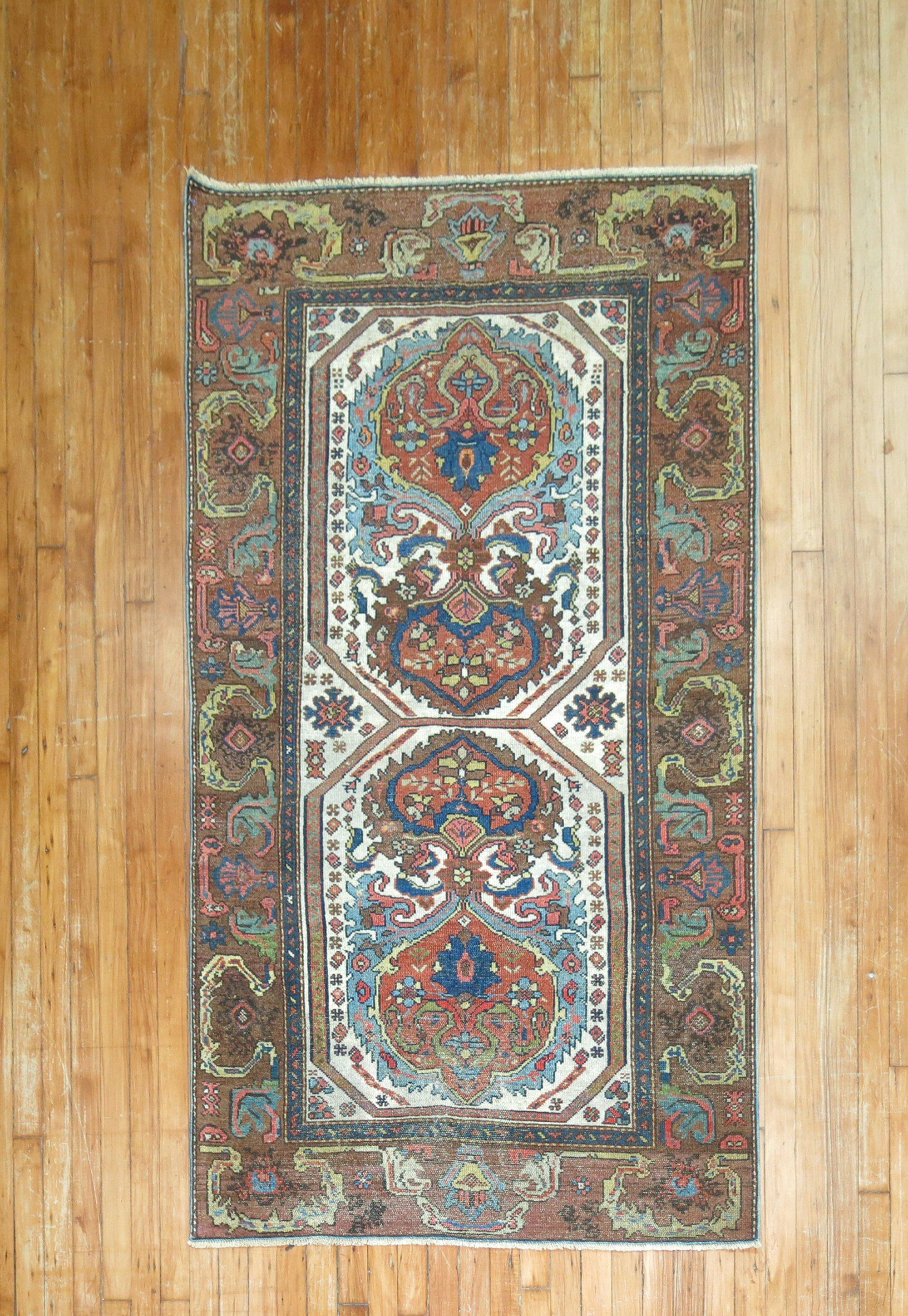 One-of-a-kind early-20th century decorative Malayer rug

Measures: 3'7'' x 6'4''.