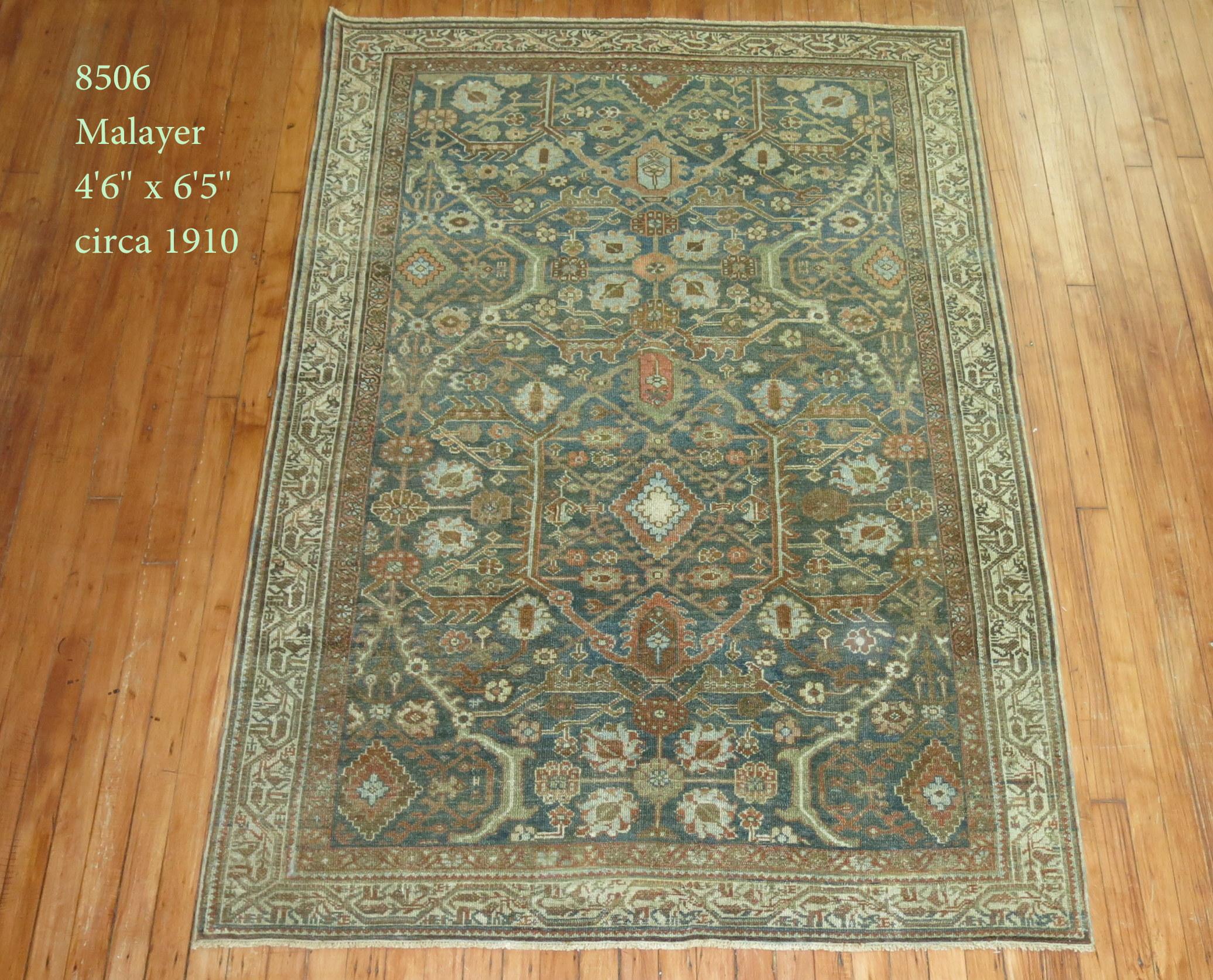 Malayer-Teppich aus persischem Holz im Angebot 1