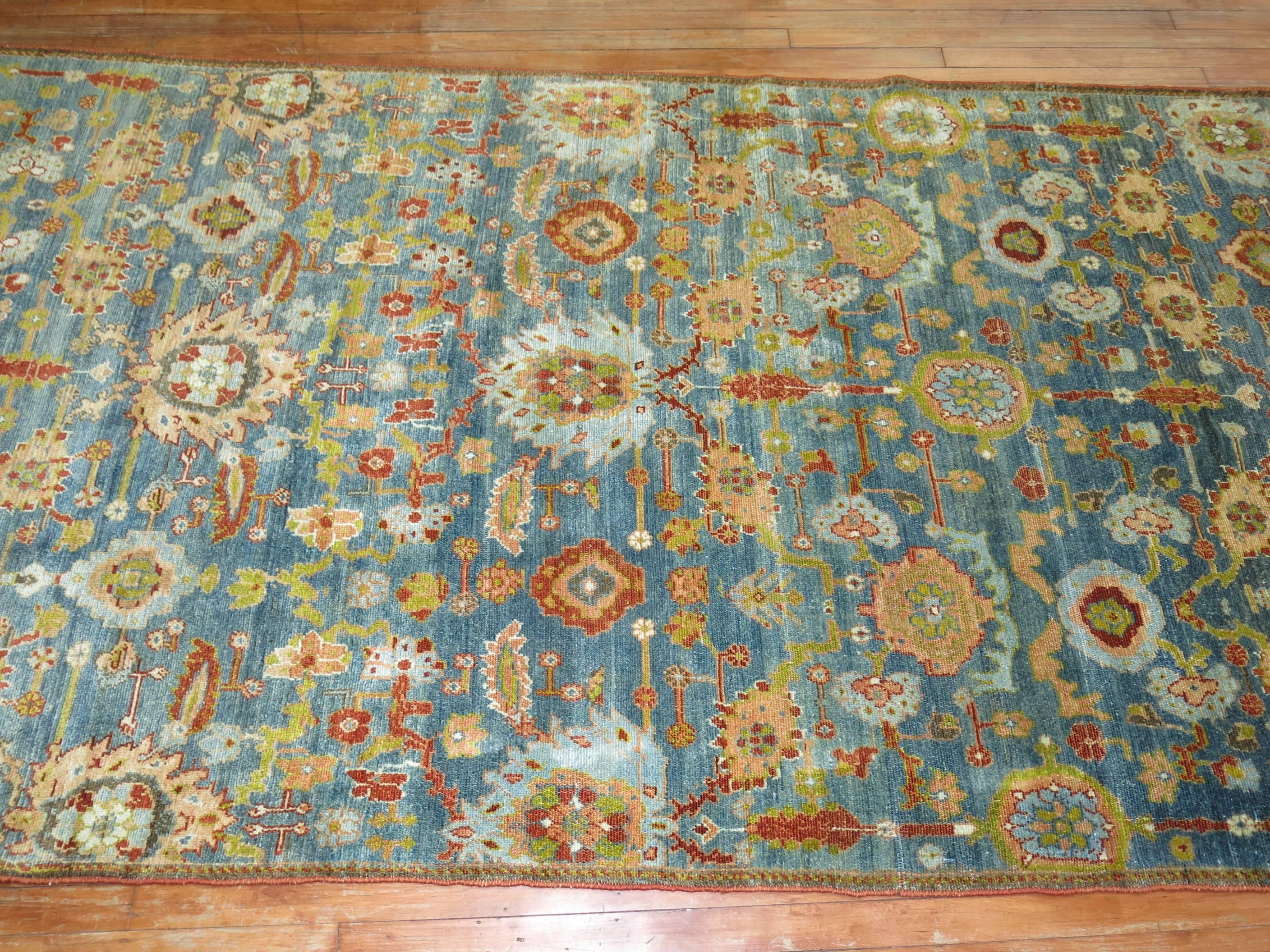 Zabihi Collection Stunning Antique Persian Malayer Gallery Rug For Sale 3