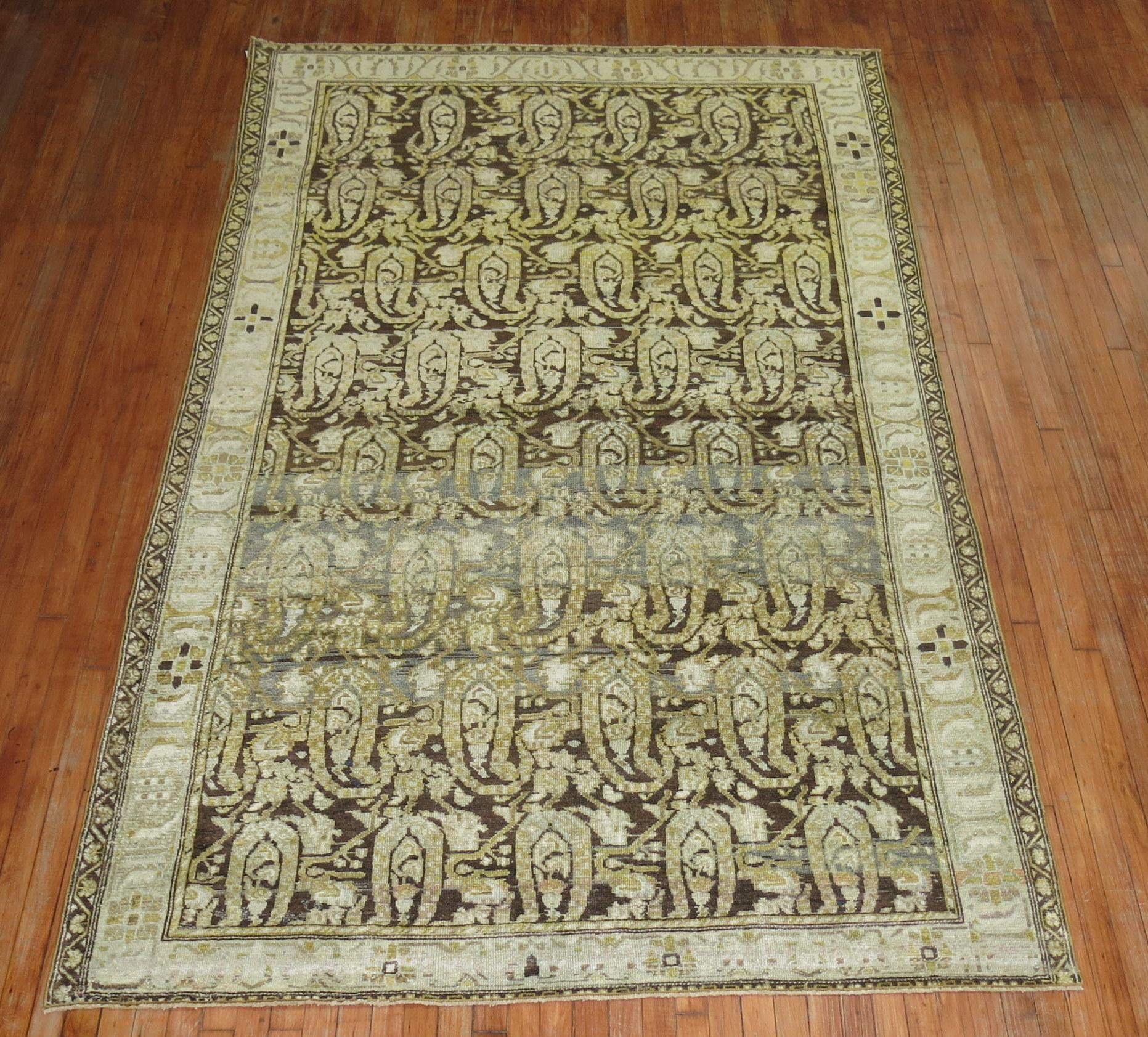 Malayer-Teppich aus persischem Holz im Angebot 2