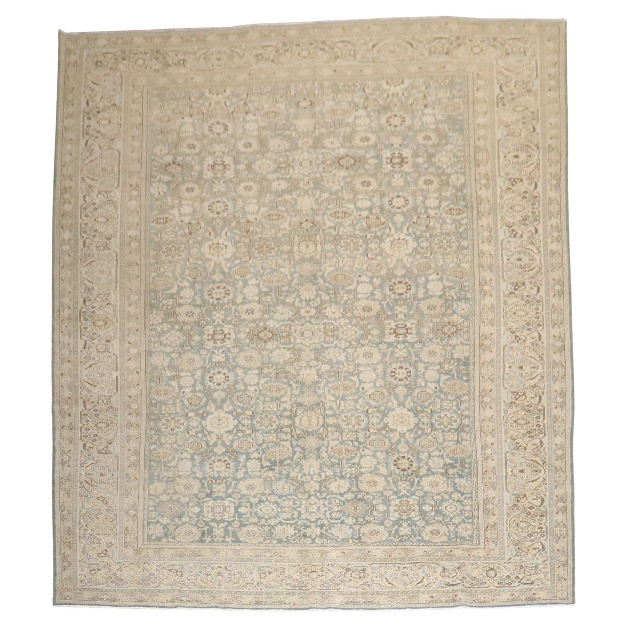 Zabihi Collection Blau Grün Persisch Malayer Teppich