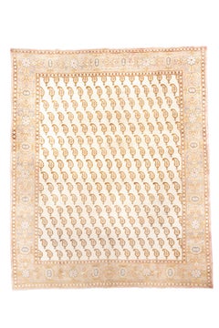 Persian Malayer Rug with Repeating Boteh Motif