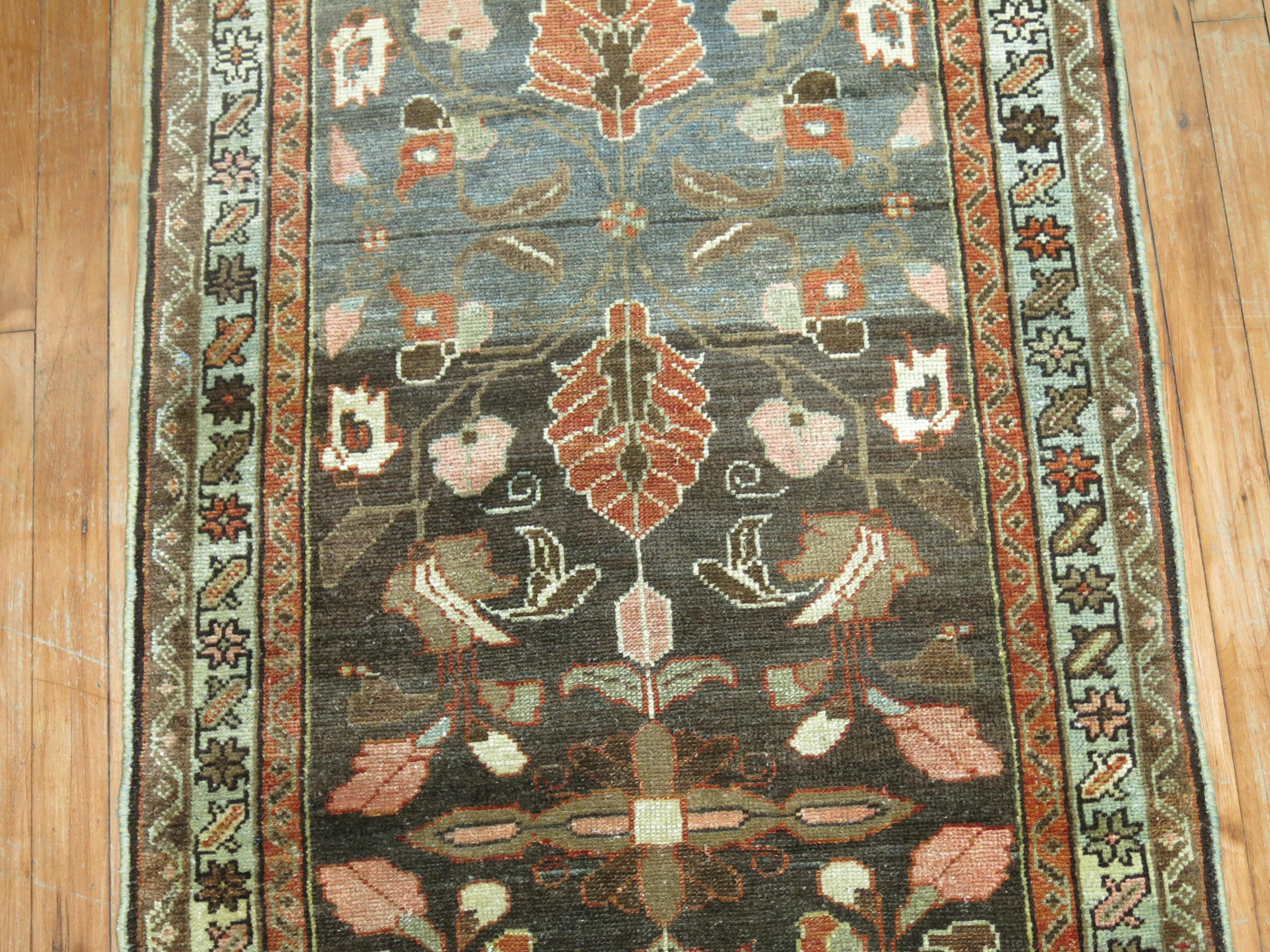 Hand-Knotted Persian Malayer Runner