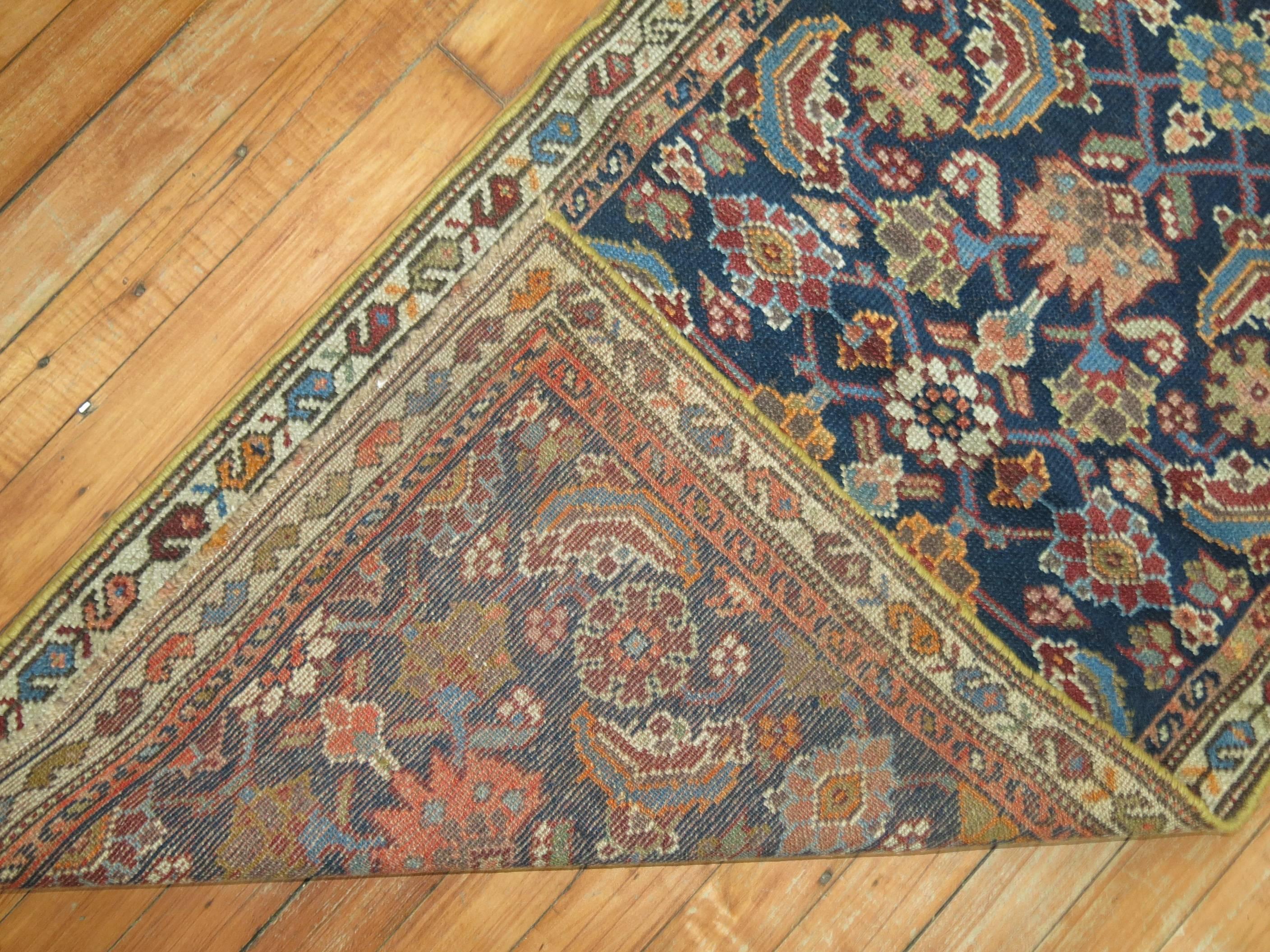 Persian Malayer Runner, Narrow In Excellent Condition In New York, NY