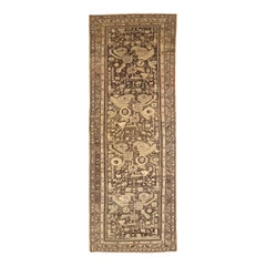 Tappeto persiano Malayer Runner, circa 1880 - 52160