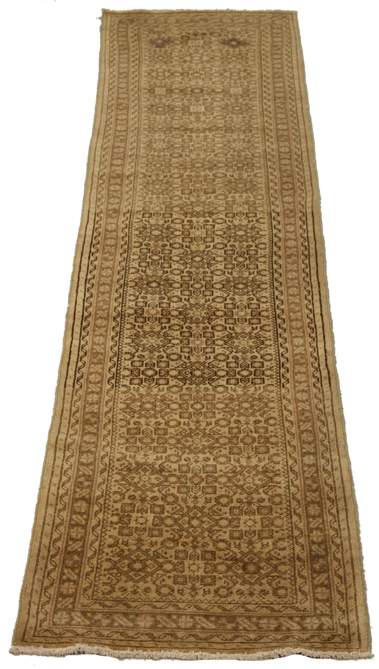 Entdecken Sie die Eleganz des persischen Malayers mit dem Läufer um 1880. Dieses exklusive Design, das mit viel Liebe zum Detail entworfen wurde, ist perfekt, um Ihren Raum zu verschönern.