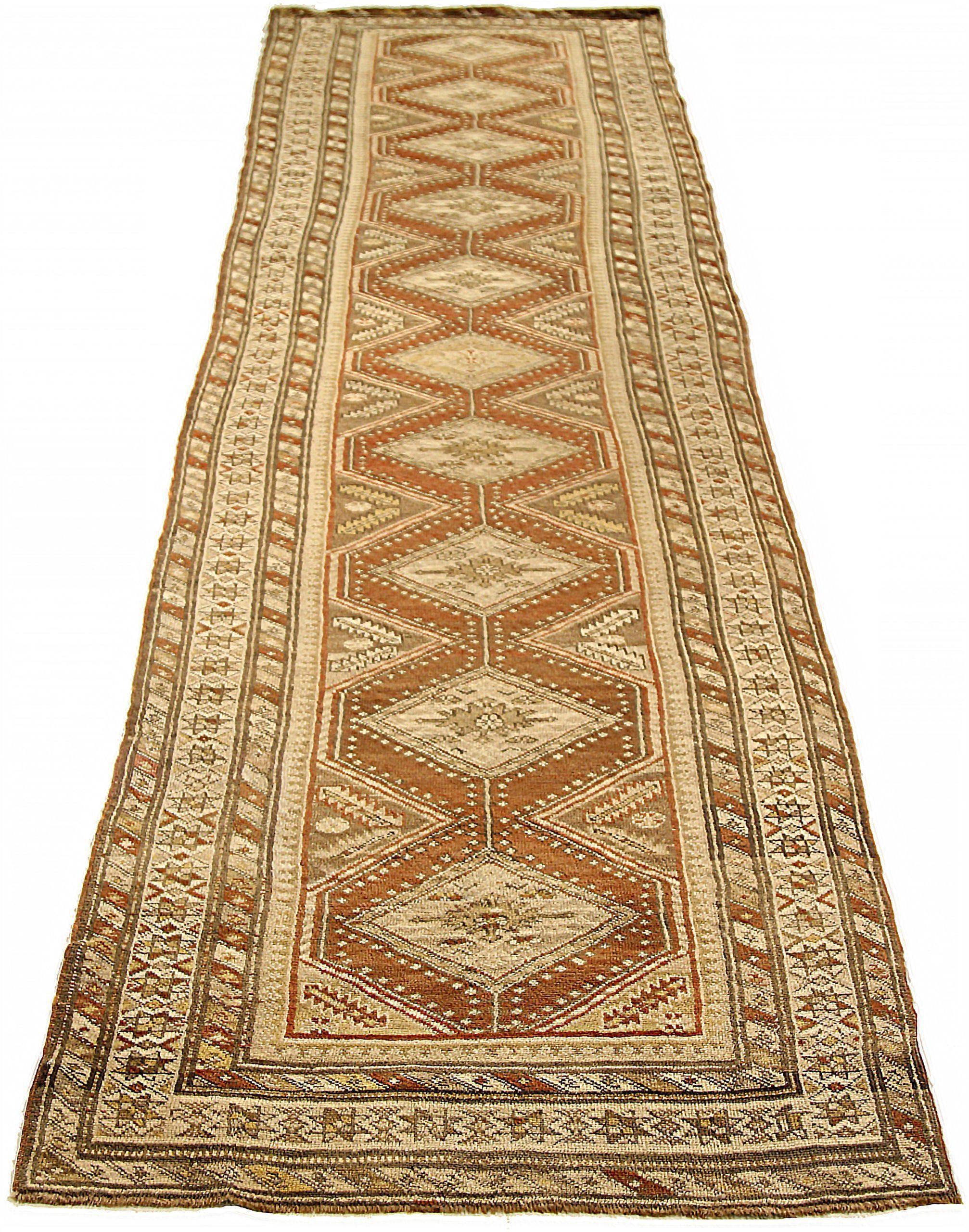 Persischer Malayer-Läufer Circa 1880 - 52111 (Asiatisch) im Angebot