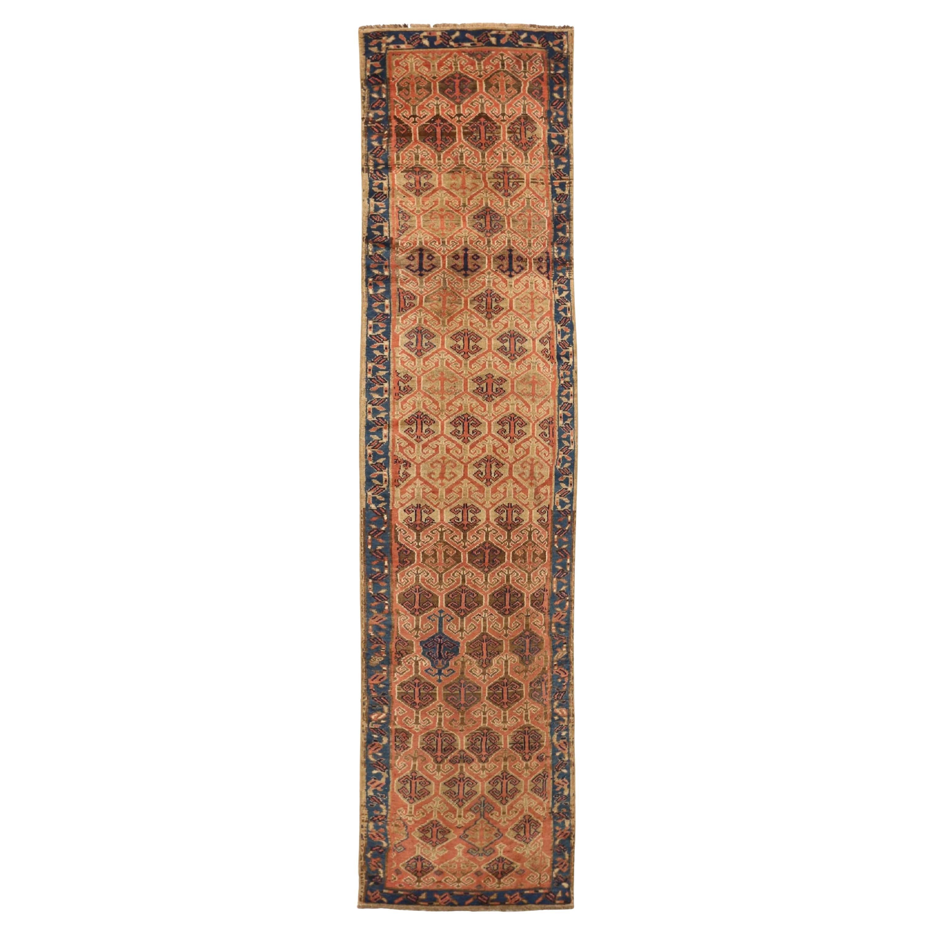 Tappeto Persiano Malayer - Lana Blu Marrone Avorio Rosso 72922