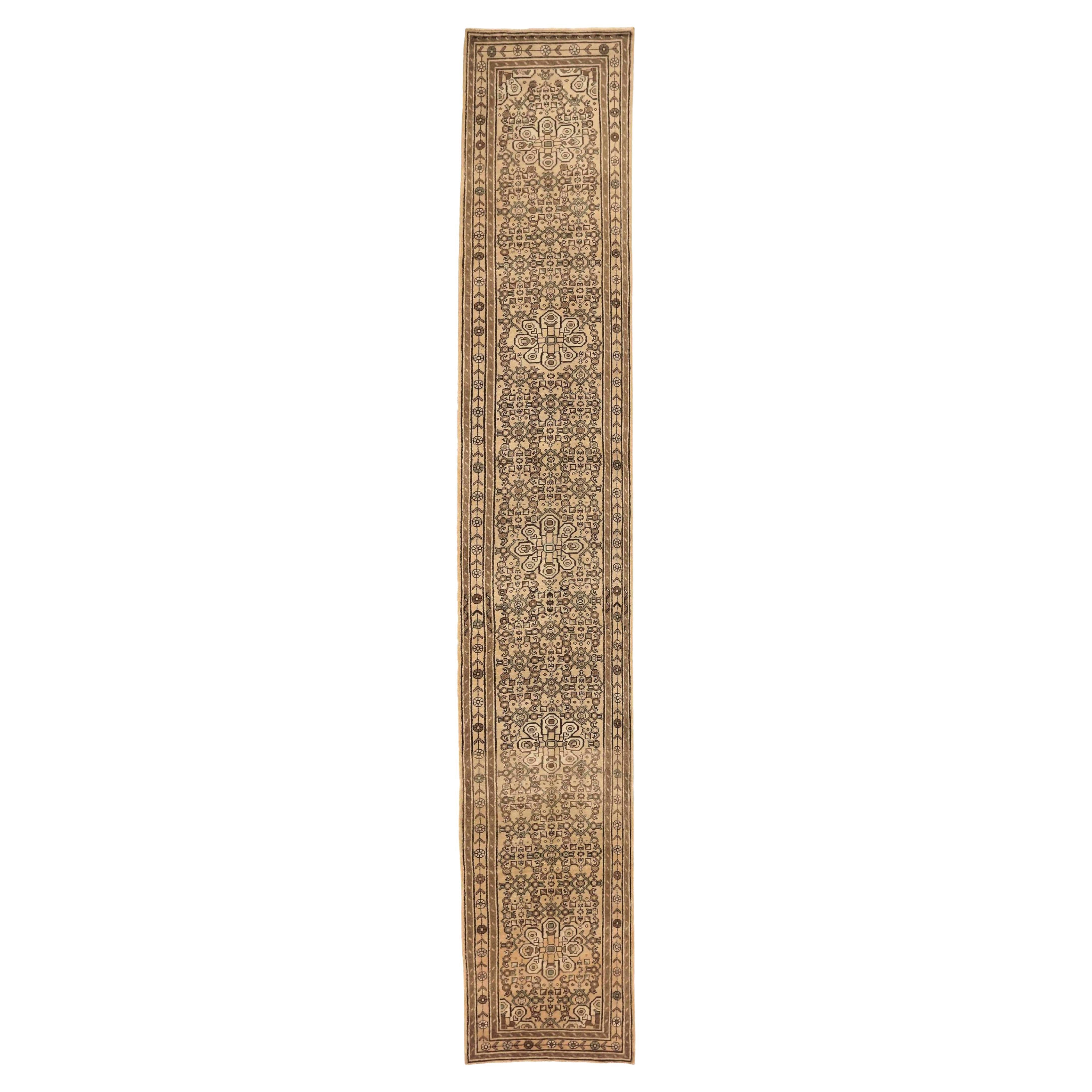 Tappeto Persiano Malayer - Lana Marrone Avorio 73567
