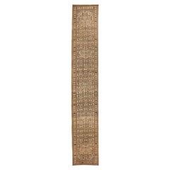 Tappeto Persiano Malayer - Lana Marrone Avorio 73567